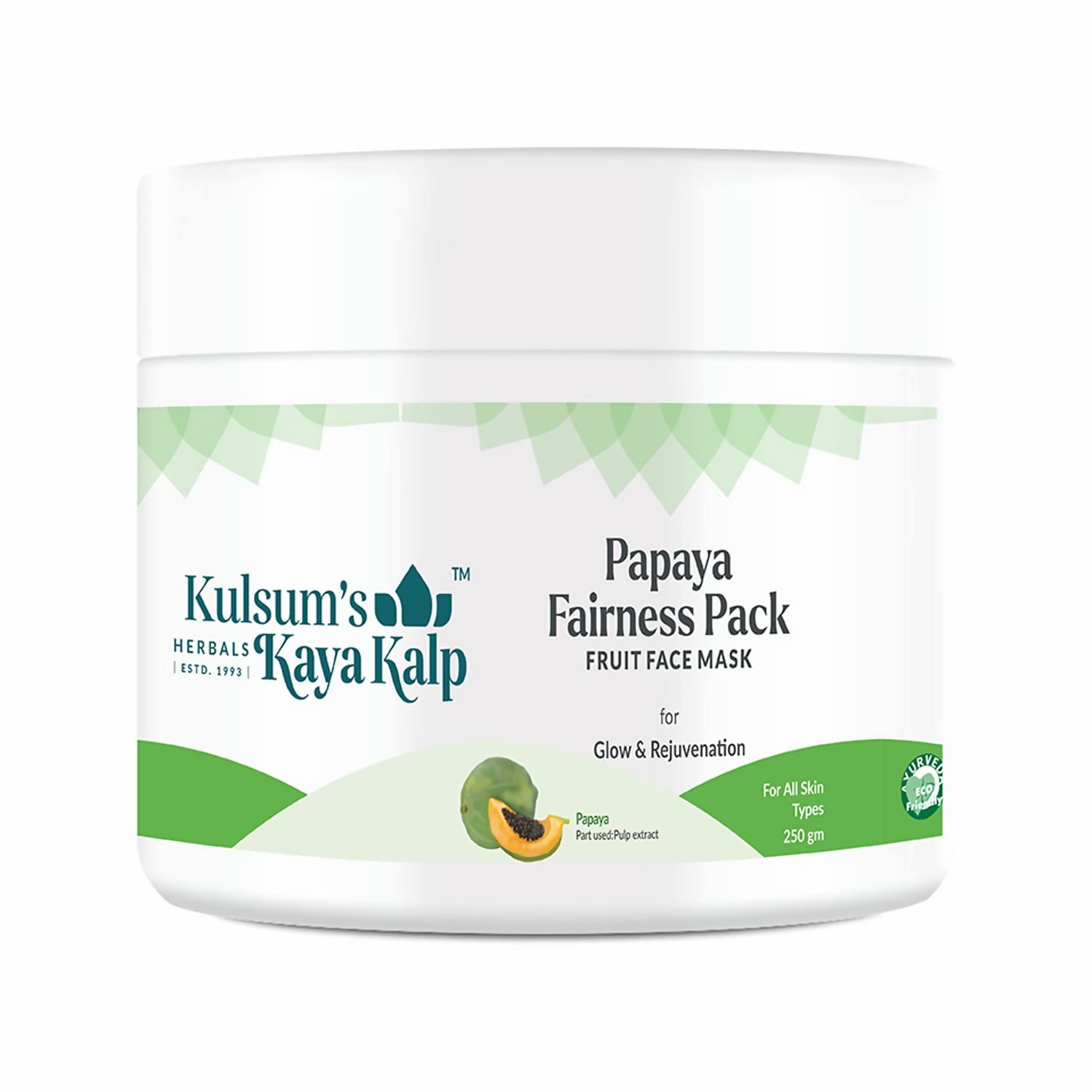Kulsum's Kaya Kalp Papaya Fairness Pack For Glow & Rejuvenation