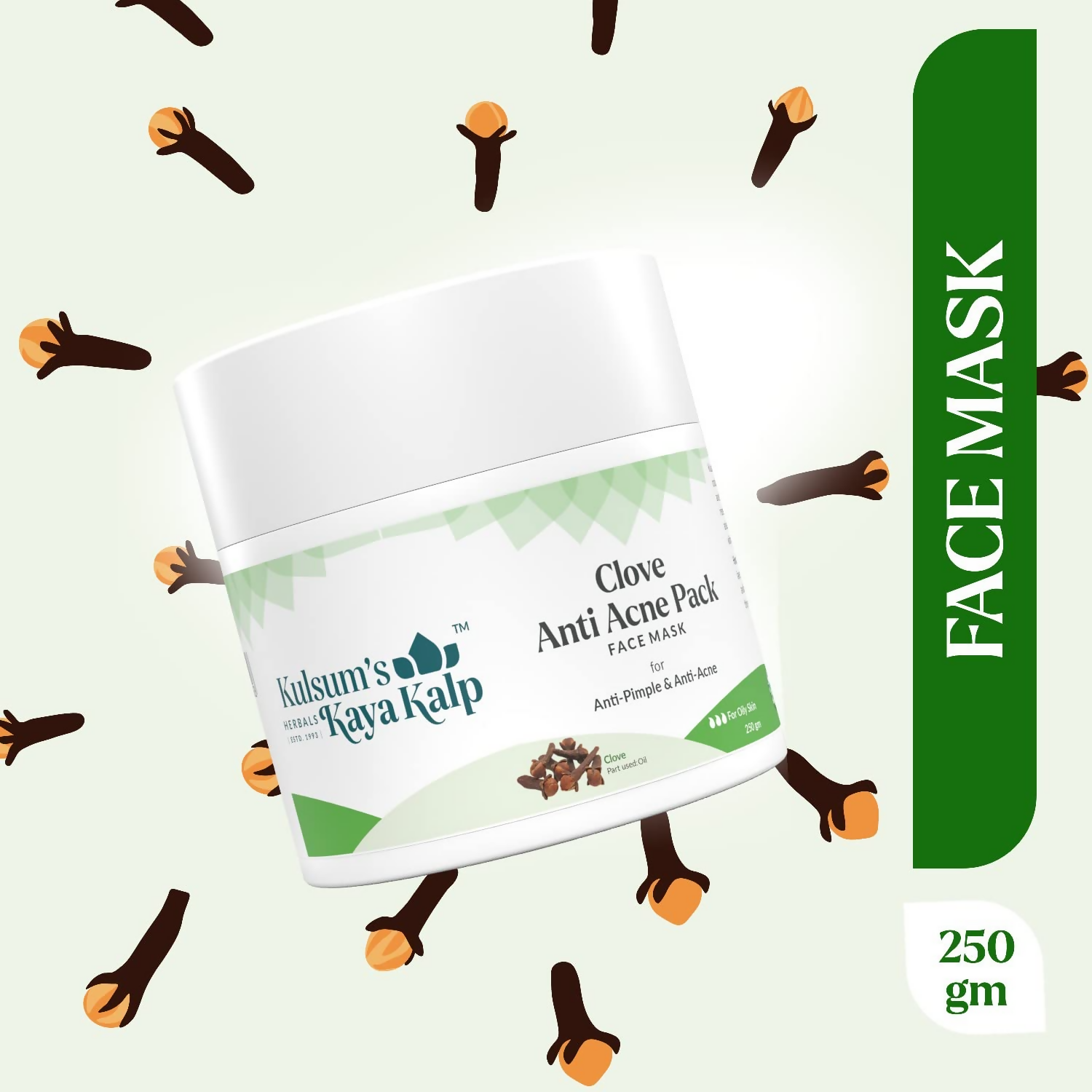 Kulsum's Kaya Kalp Clove Anti Acne Pack For Anti Pimple & Anti Acne