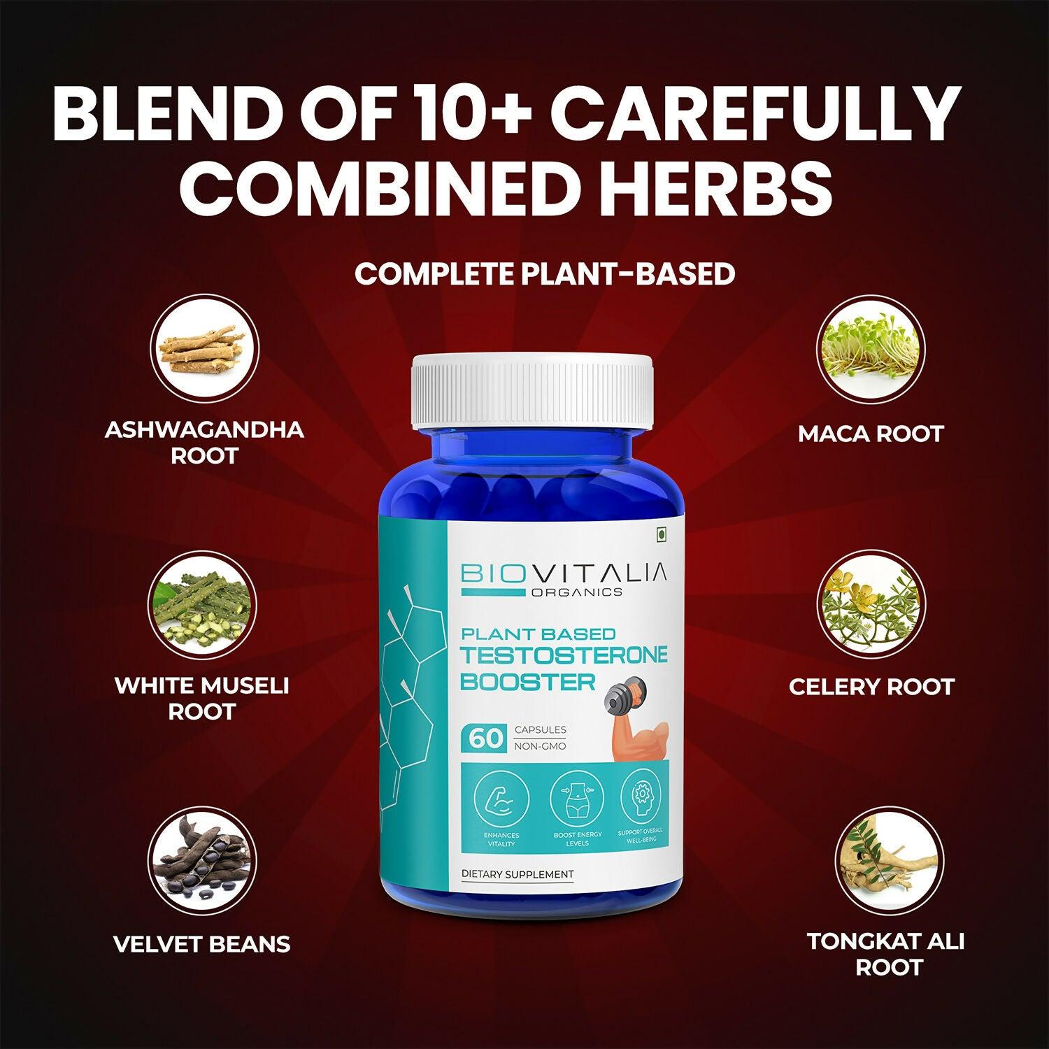 Biovitalia Organics Testosterone Booster Capsules