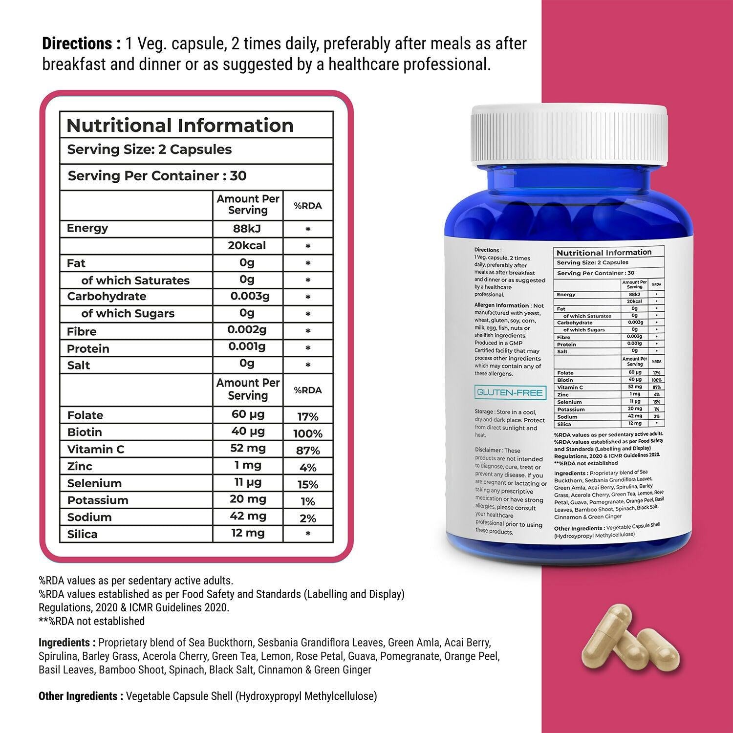 Biovitalia Organics Collagen Builder Capsules