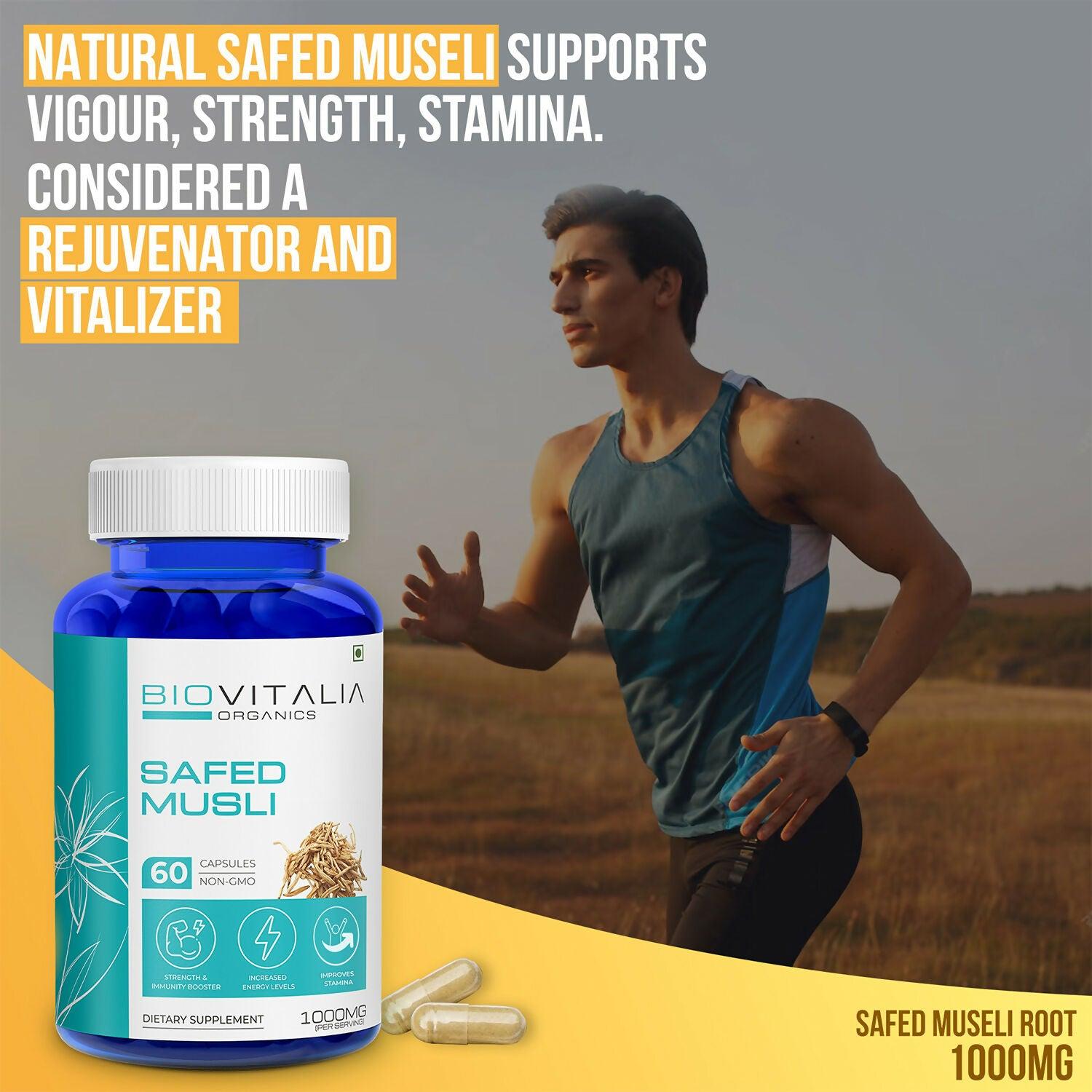 Biovitalia Organics Safed Musli Extract Capsules
