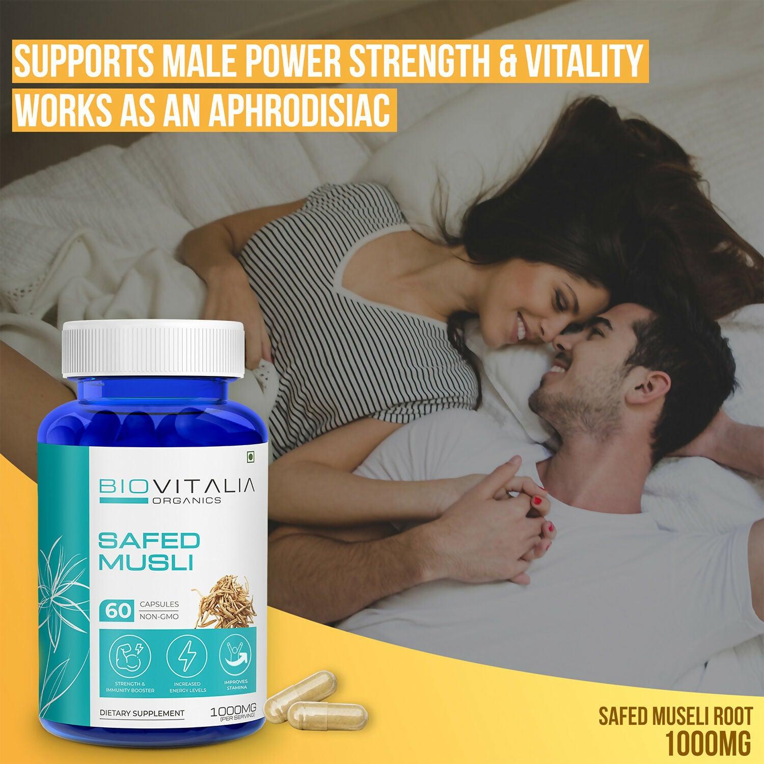 Biovitalia Organics Safed Musli Extract Capsules