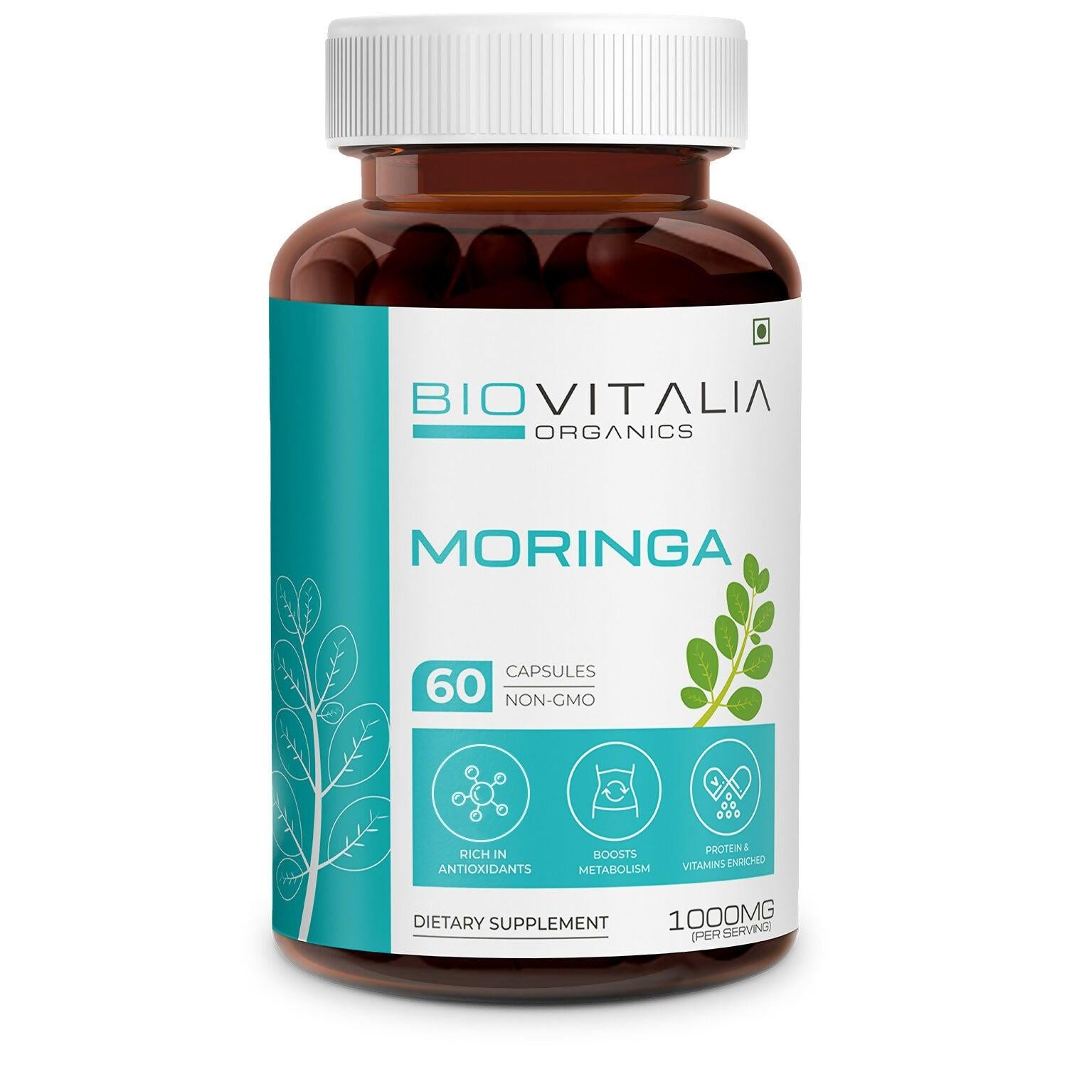 Biovitalia Organics Moringa Capsules For Immunity Booster