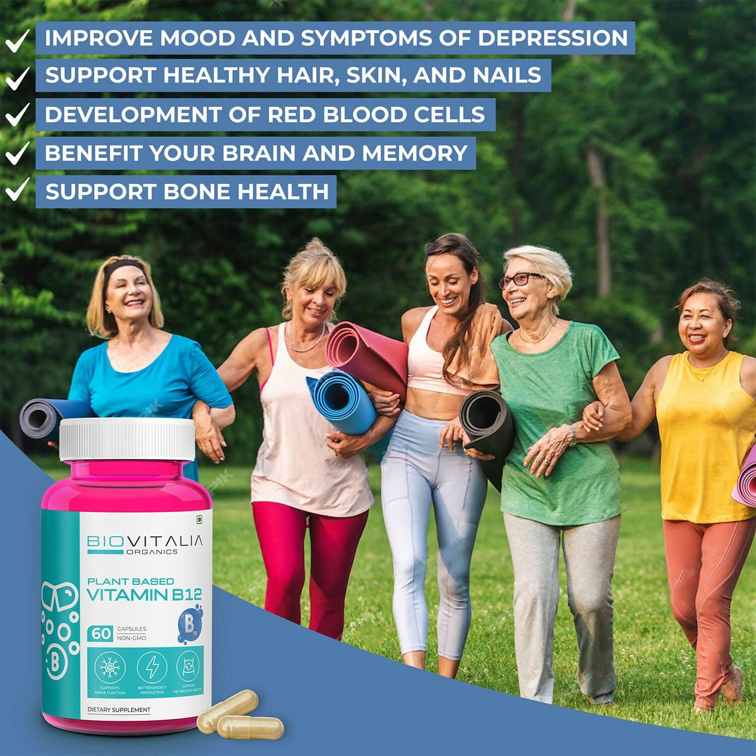 Biovitalia Organics Vitamin B12 Capsules