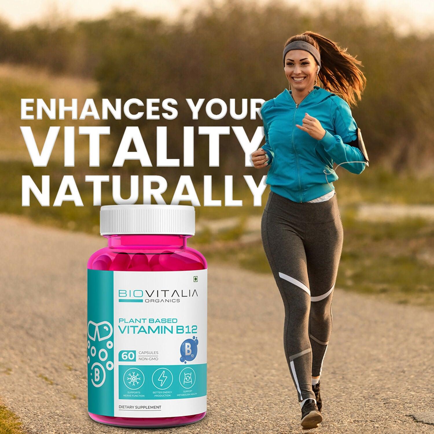 Biovitalia Organics Vitamin B12 Capsules