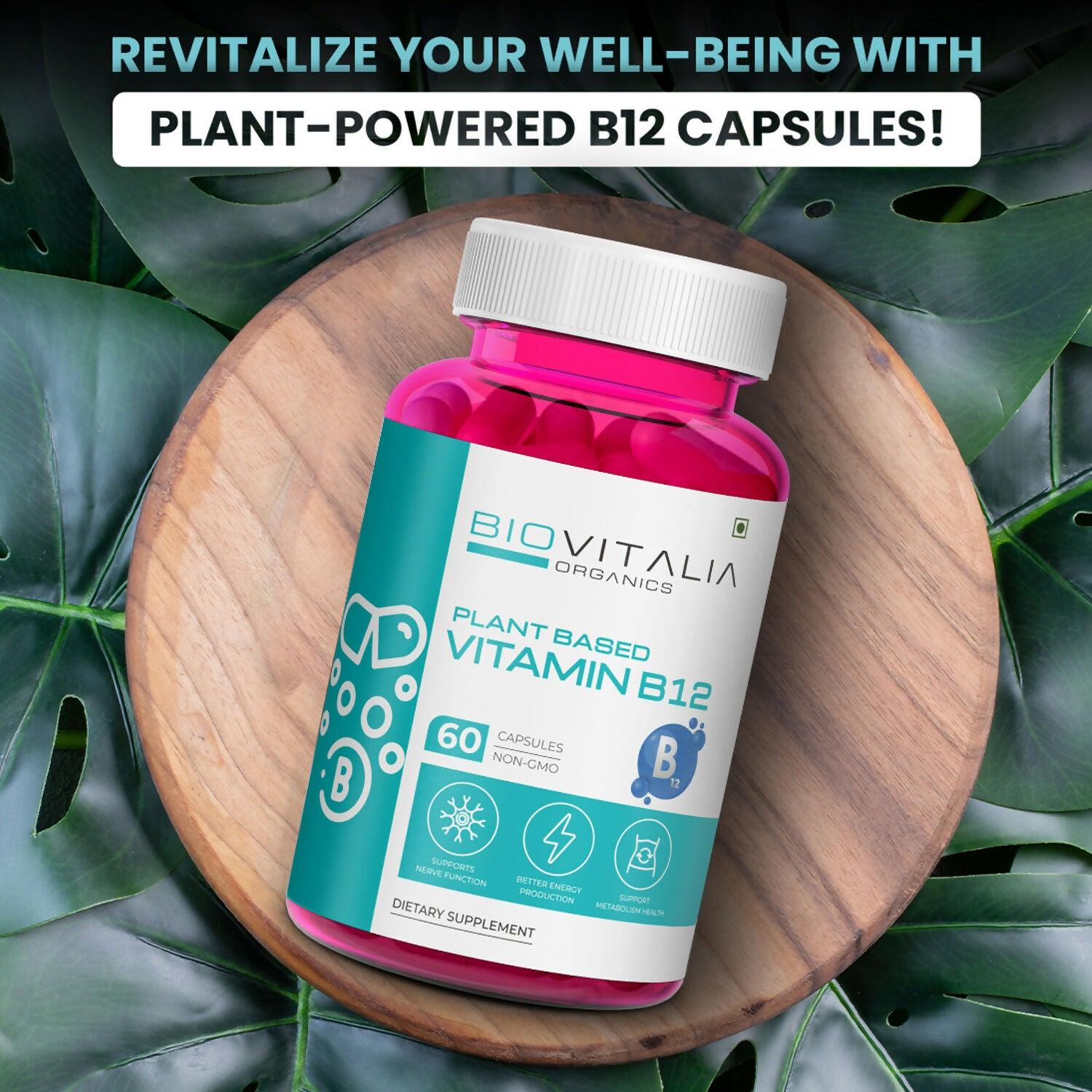 Biovitalia Organics Vitamin B12 Capsules