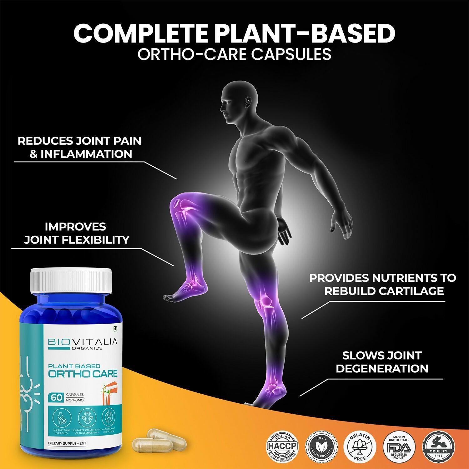 Biovitalia Organics Ortho Care Capsule For Men & Women