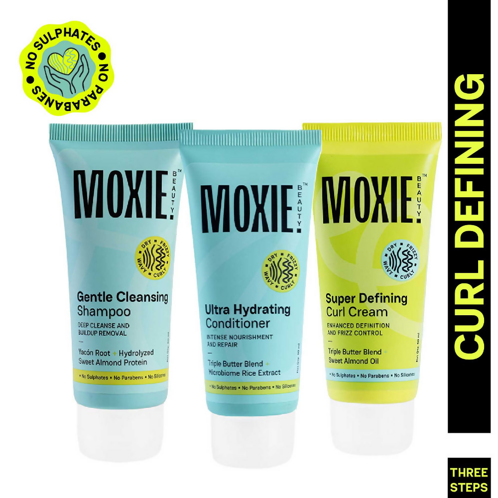 Moxie Beauty Curly Essentials Travel Trio