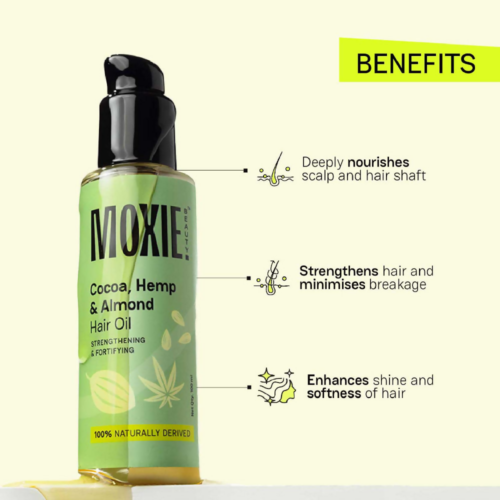 Moxie Beauty Cocoa, Hemp & Almond Hair Oil
