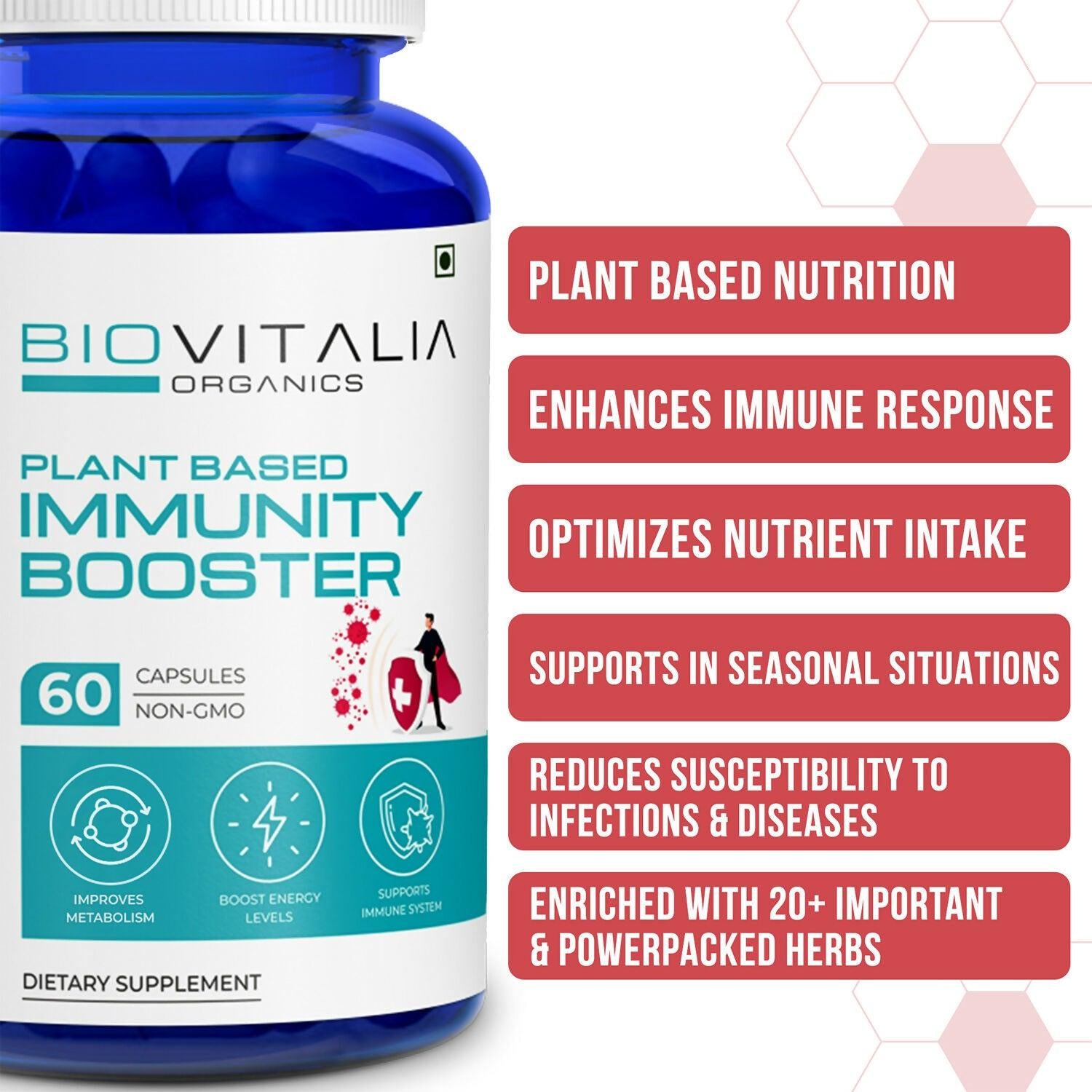 Biovitalia Organics Immunity Booster Capsules