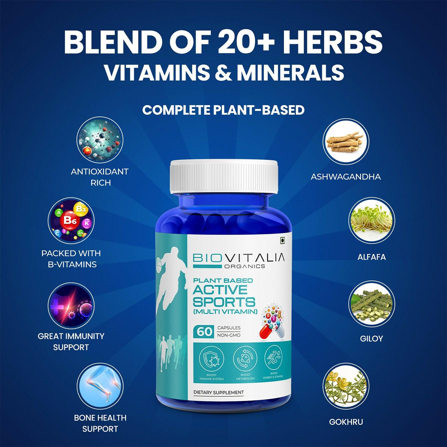Biovitalia Organics Active Sports Capsules