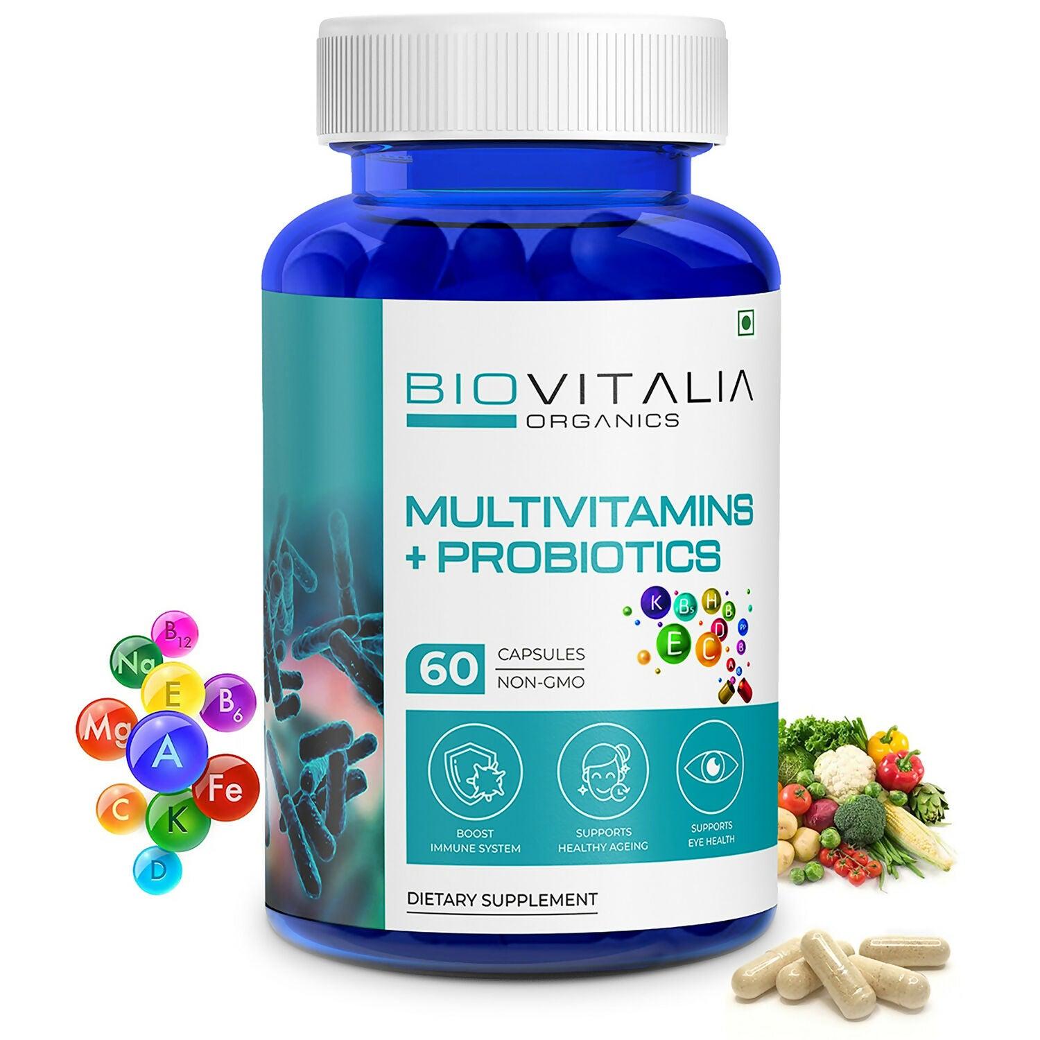 Biovitalia Organics Multivitamins + Probiotics Capsules
