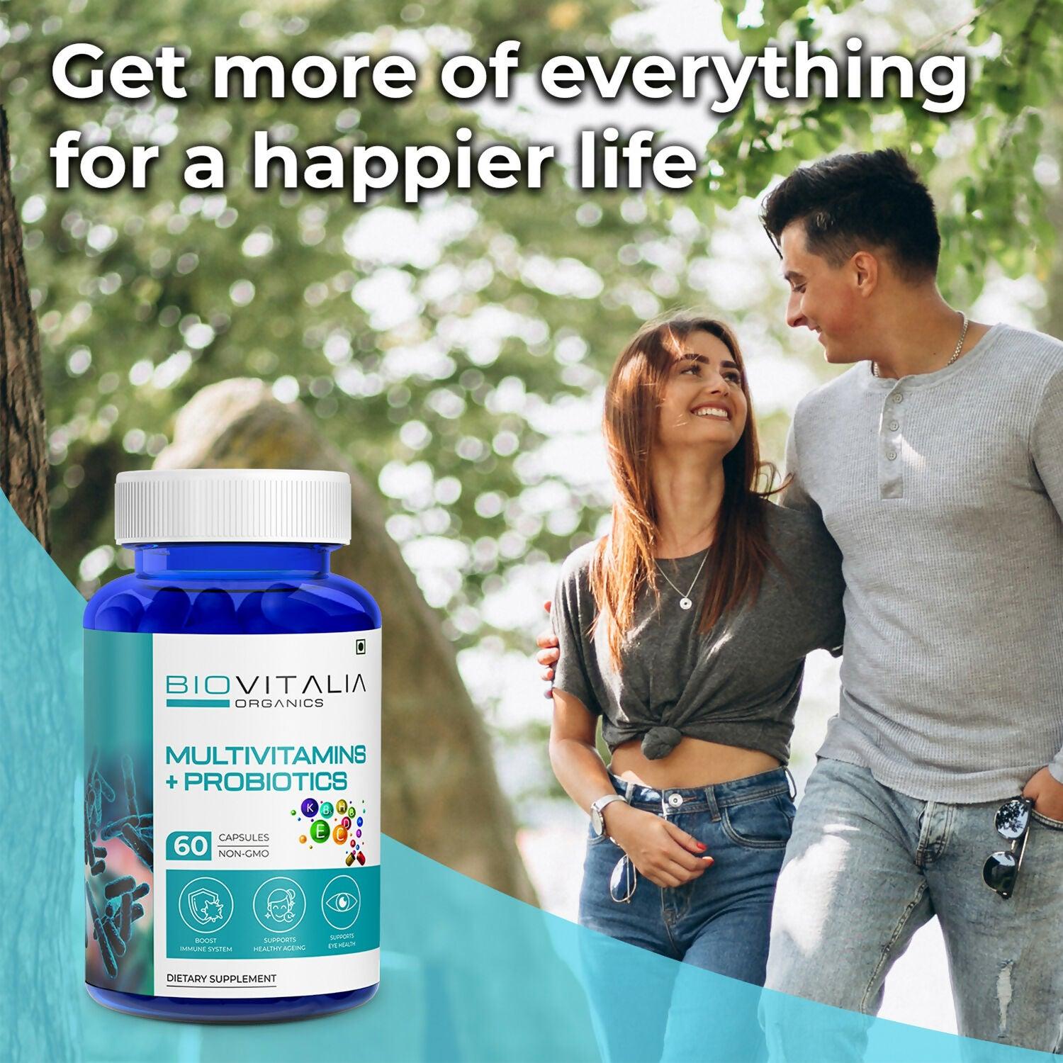 Biovitalia Organics Multivitamins + Probiotics Capsules