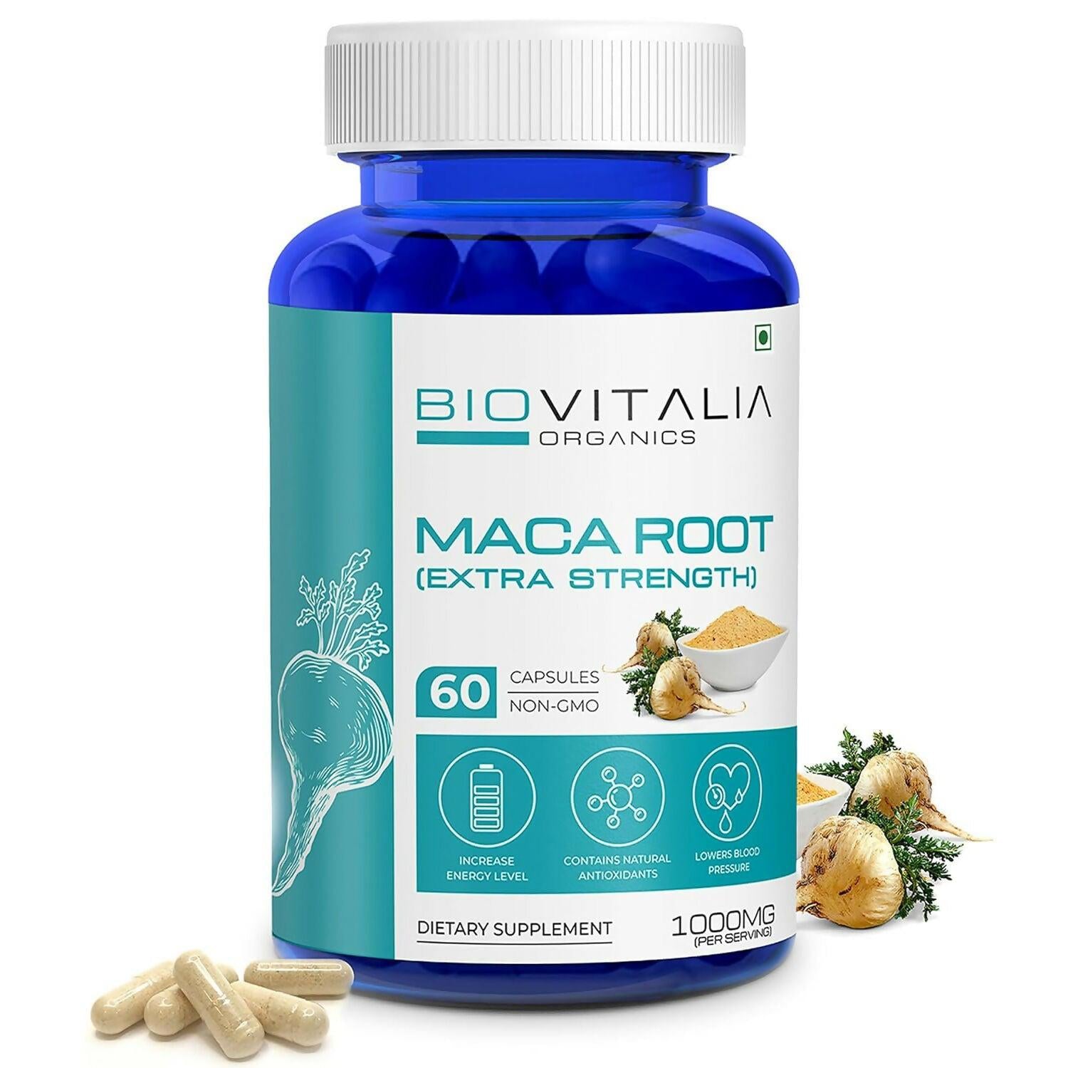 Biovitalia Organics Maca Rootcapsule Capsules