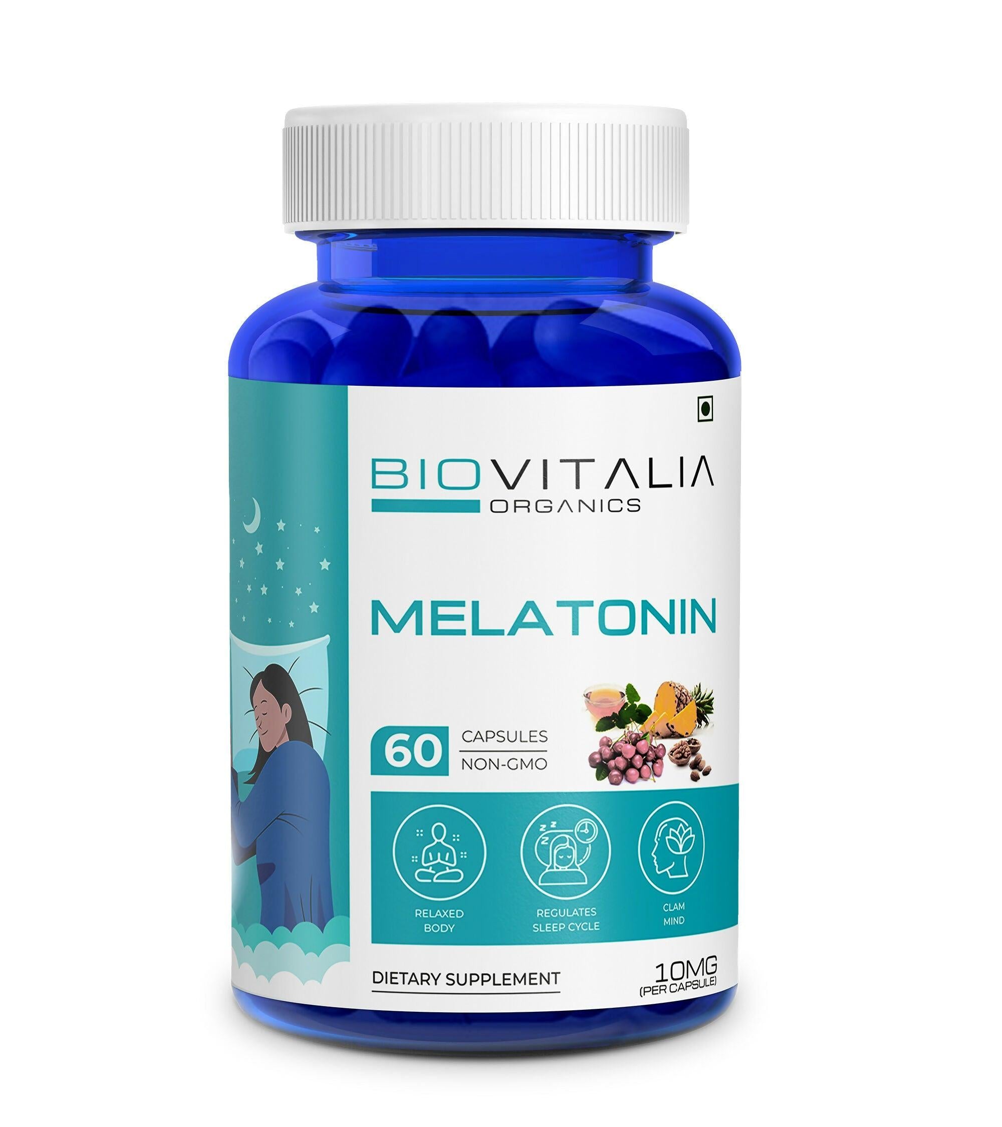 Biovitalia Organics Melatonin Sleeping Capsules
