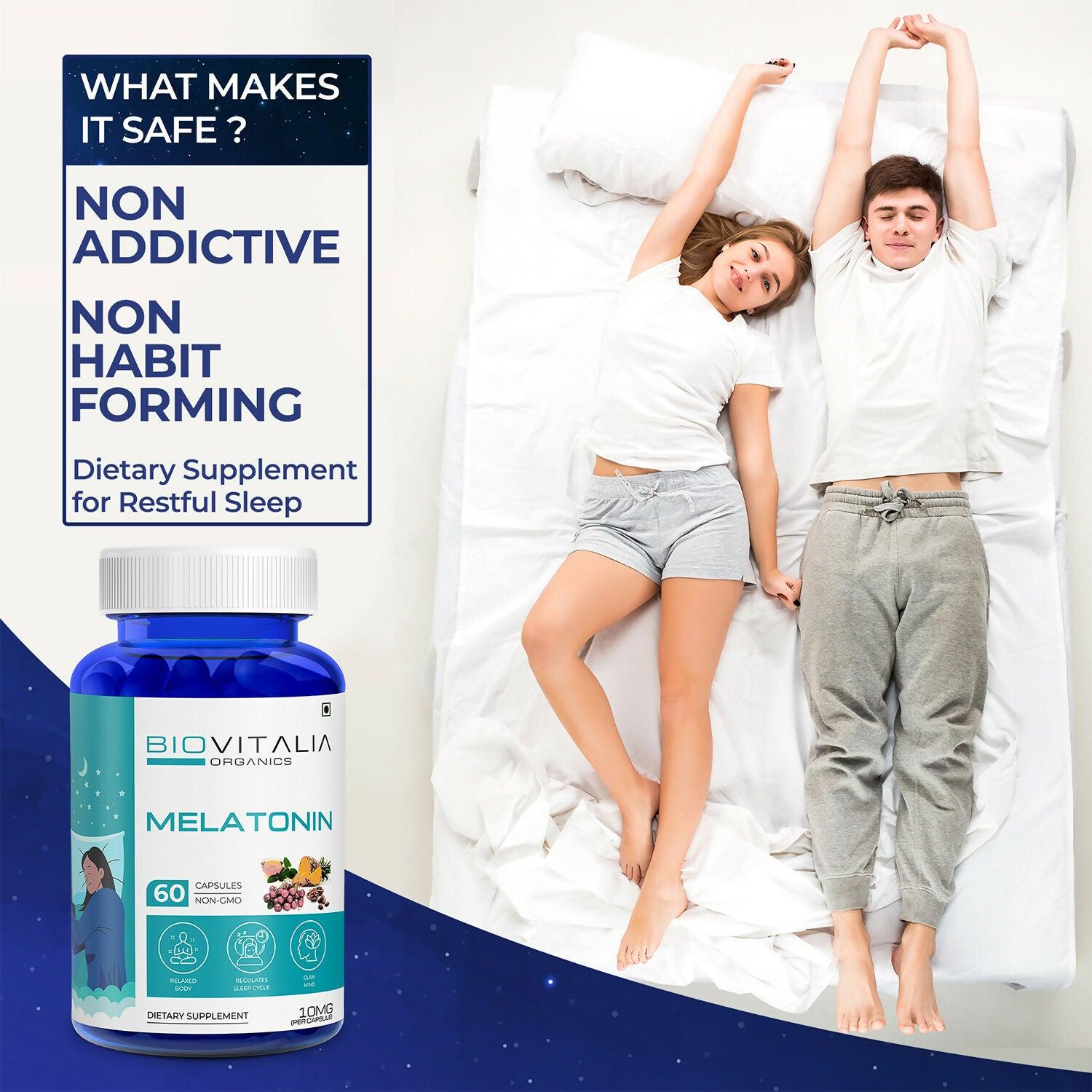 Biovitalia Organics Melatonin Sleeping Capsules