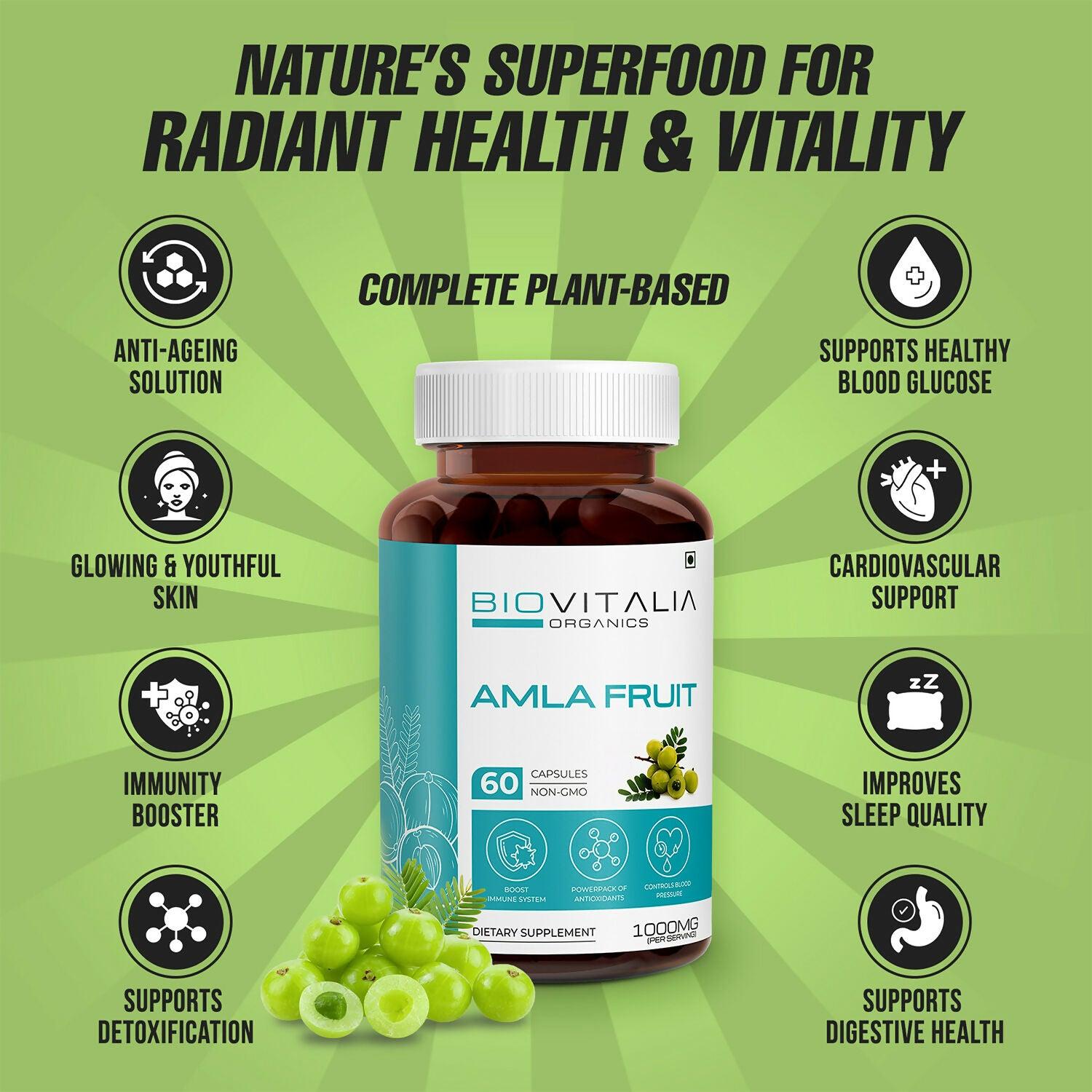Biovitalia Organics Amla Fruit Capsules