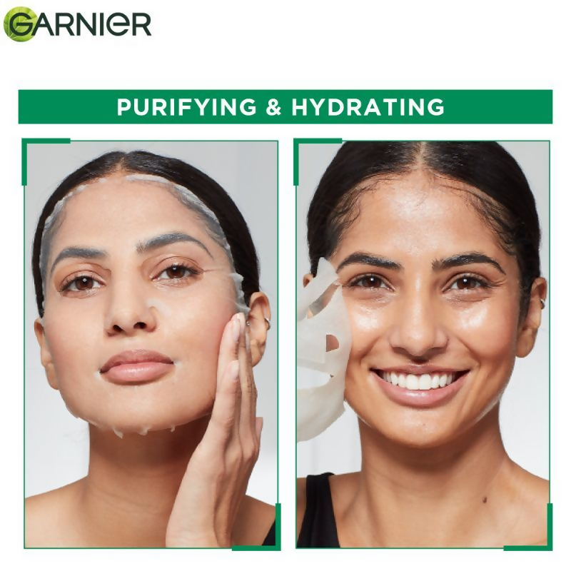 Garnier Skin Naturals Hydra Bomb Green Tea Face Serum Sheet Mask