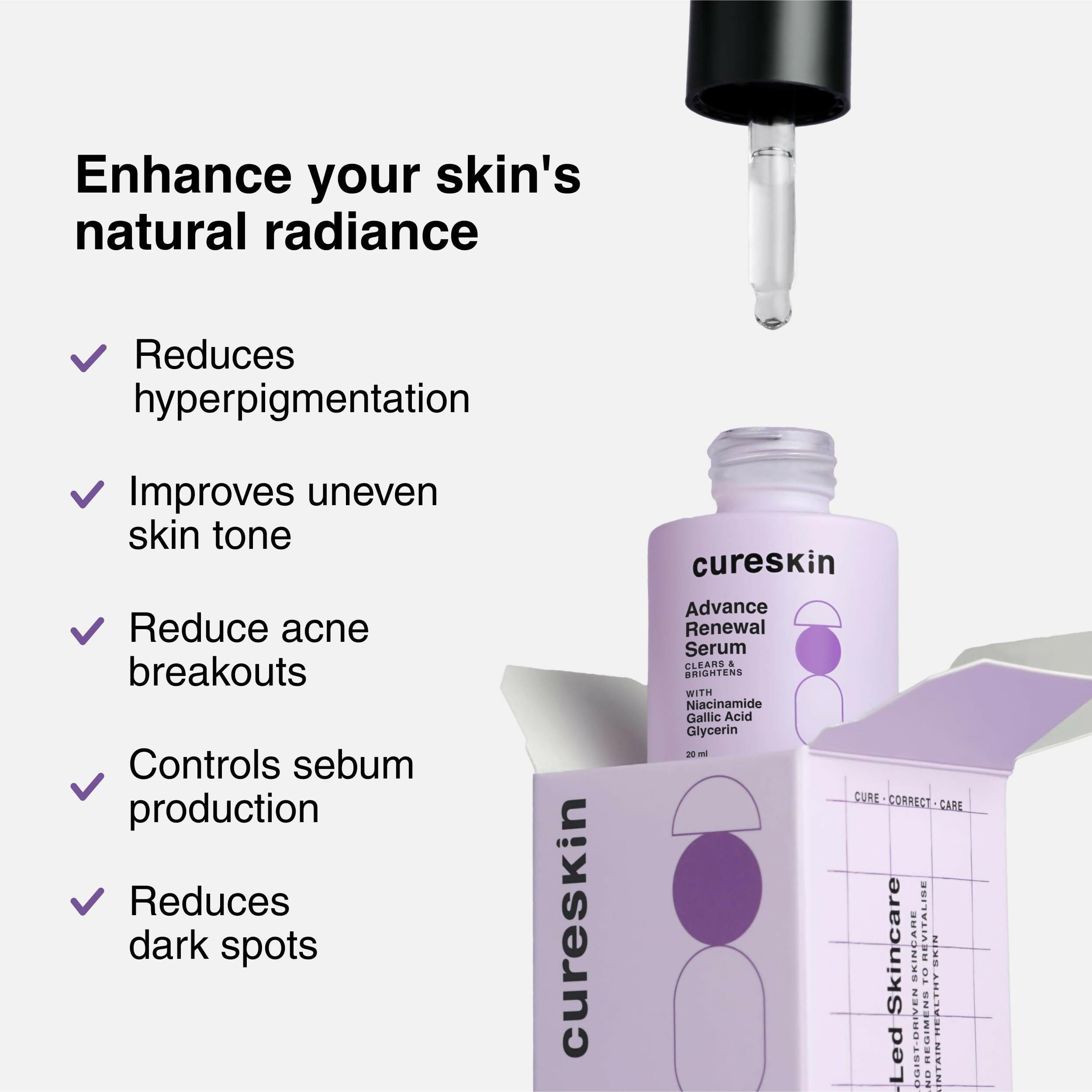 Cureskin Advance Renewal Niacinamide Face Serum