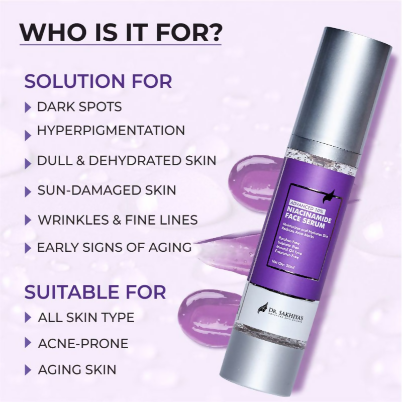 Dr.Sakhiya Advanced 10% Niacinamide Face Serum