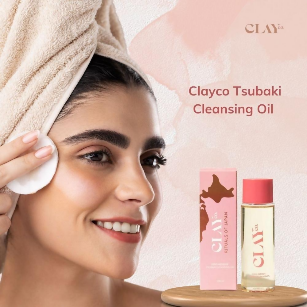 Clayco Zero-Residue Tsubaki Cleansing Oil Makeup Remover & Face Cleanser