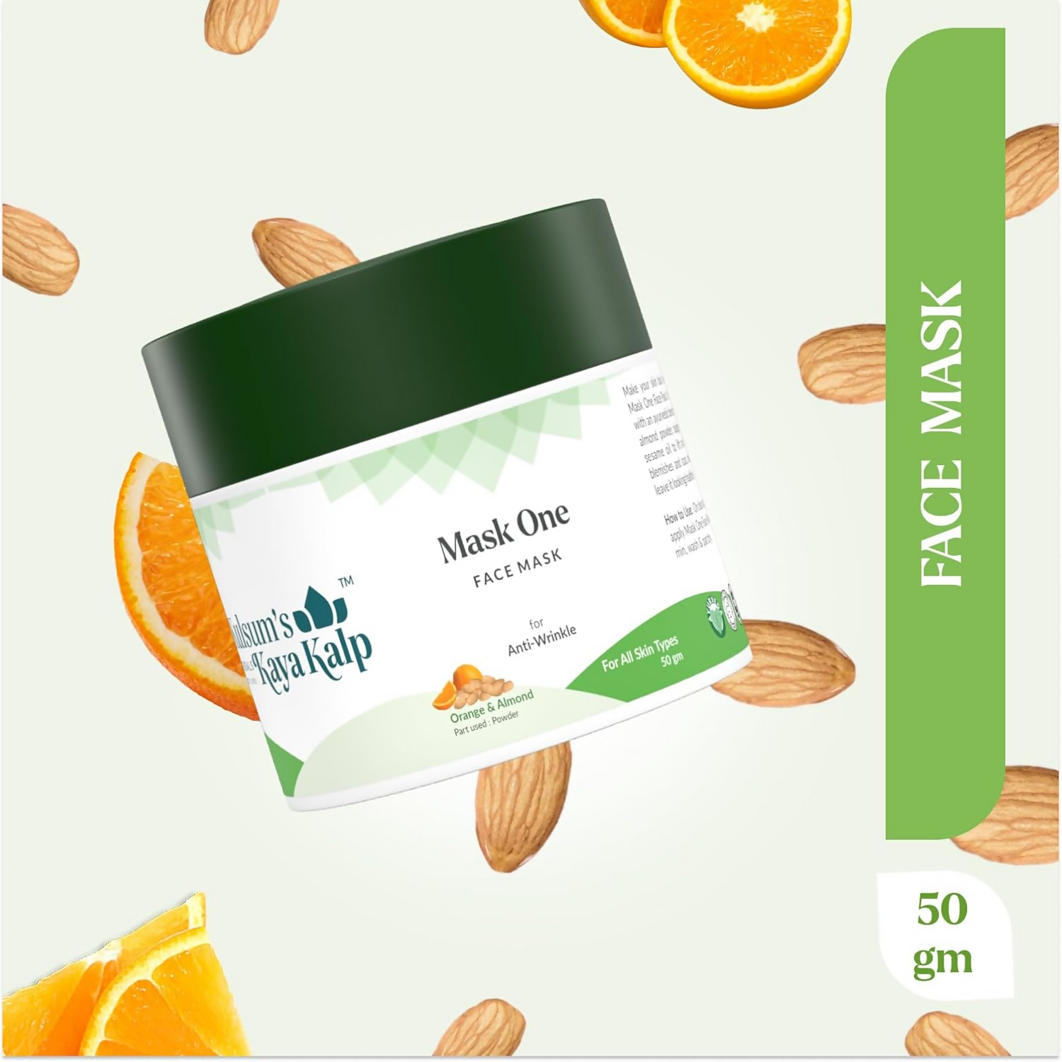 Kulsum's Kaya Kalp Mask One Face Mask For Anti-Wrinkle