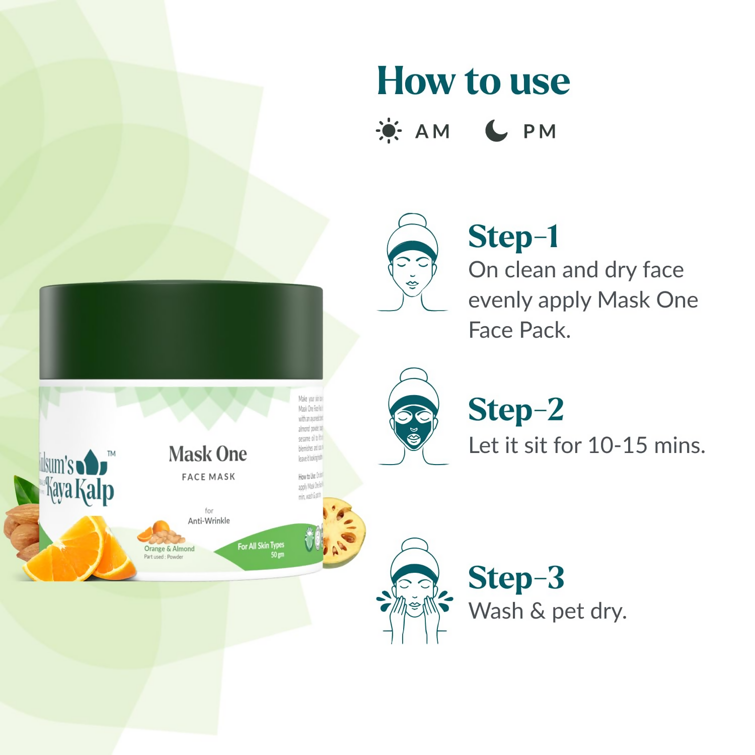 Kulsum's Kaya Kalp Mask One Face Mask For Anti-Wrinkle