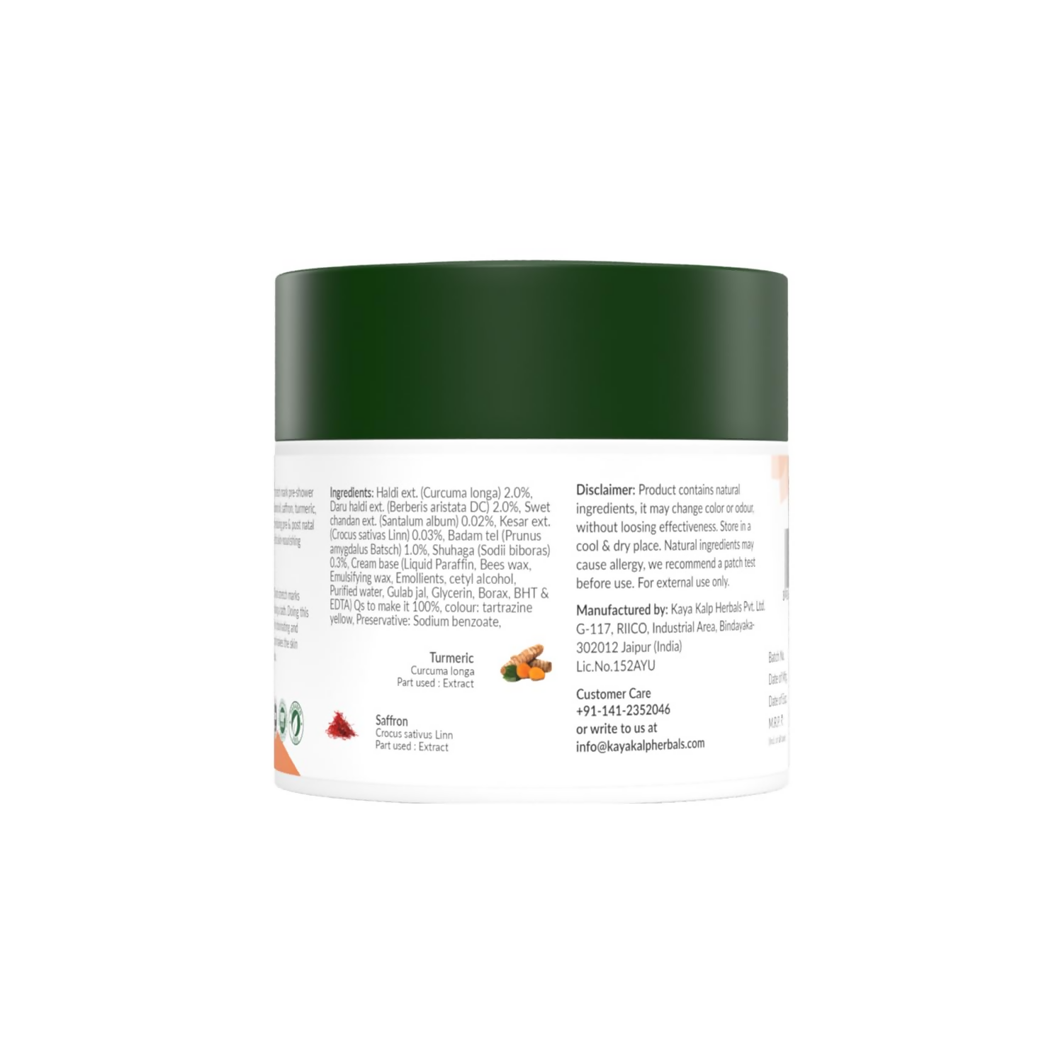 Kulsum's Kaya Kalp Dew Face & Body Cream With Turmeric & Saffron For All Skin Types