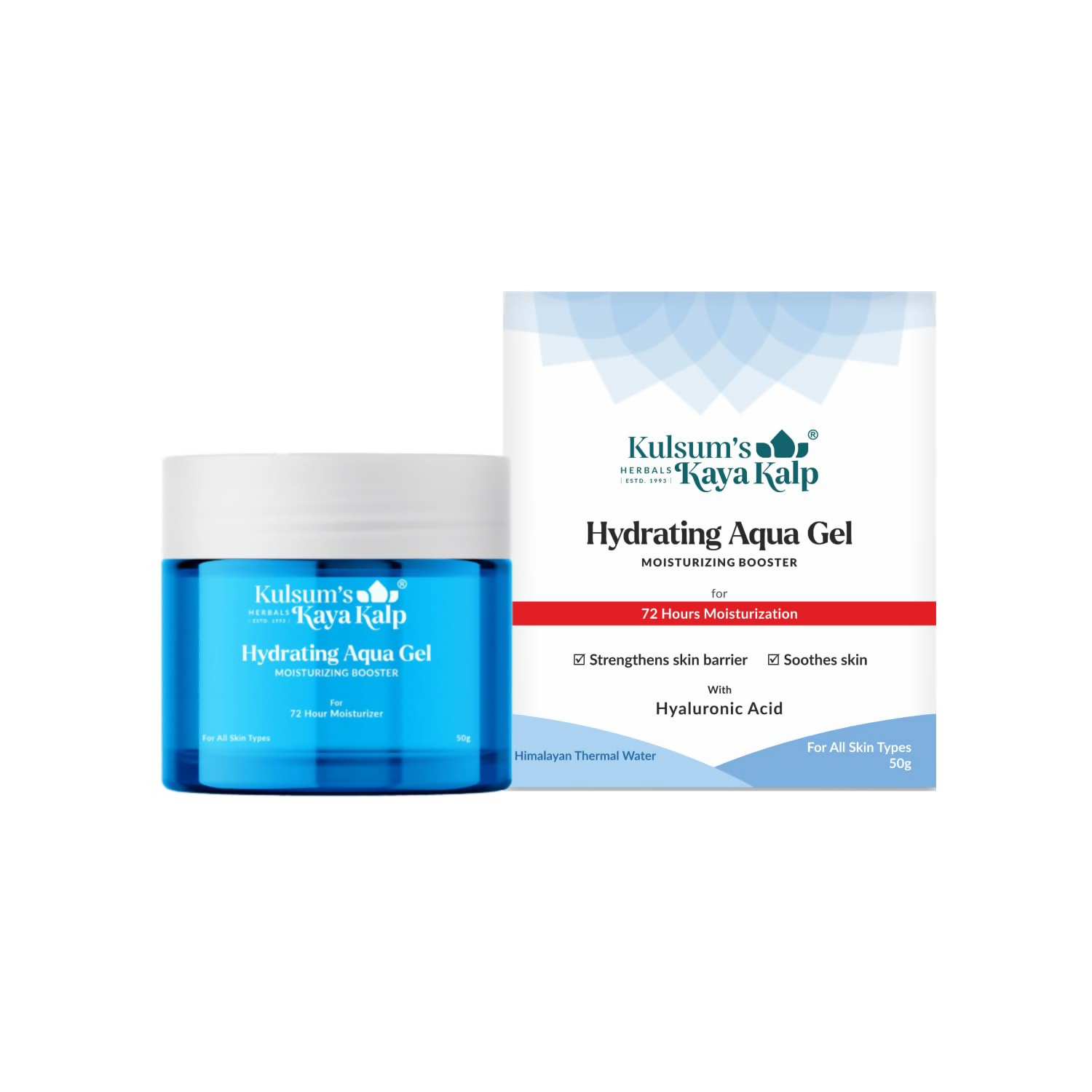 Kulsum's Kaya Kalp Hydrating Aqua Gel For Moisturizing And Soothing Skin