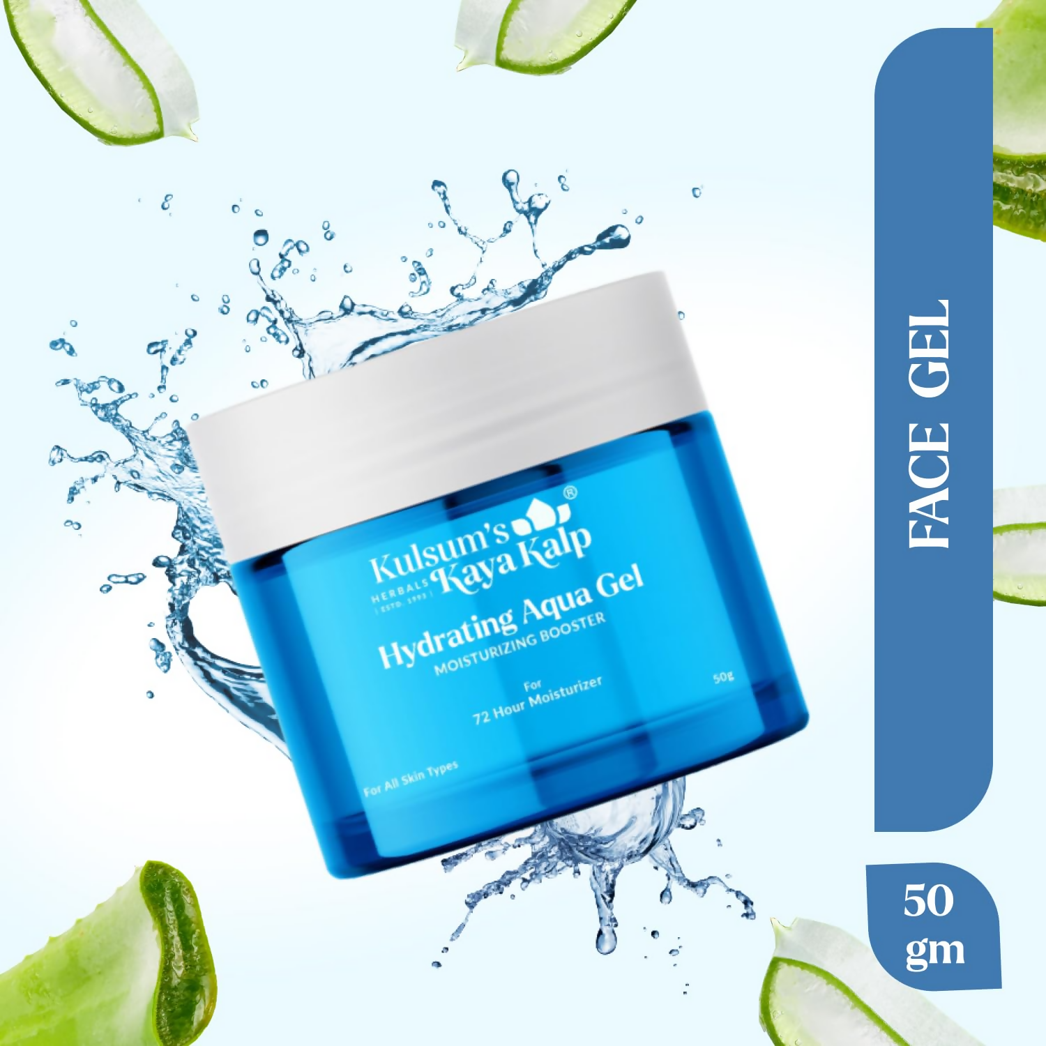 Kulsum's Kaya Kalp Hydrating Aqua Gel For Moisturizing And Soothing Skin