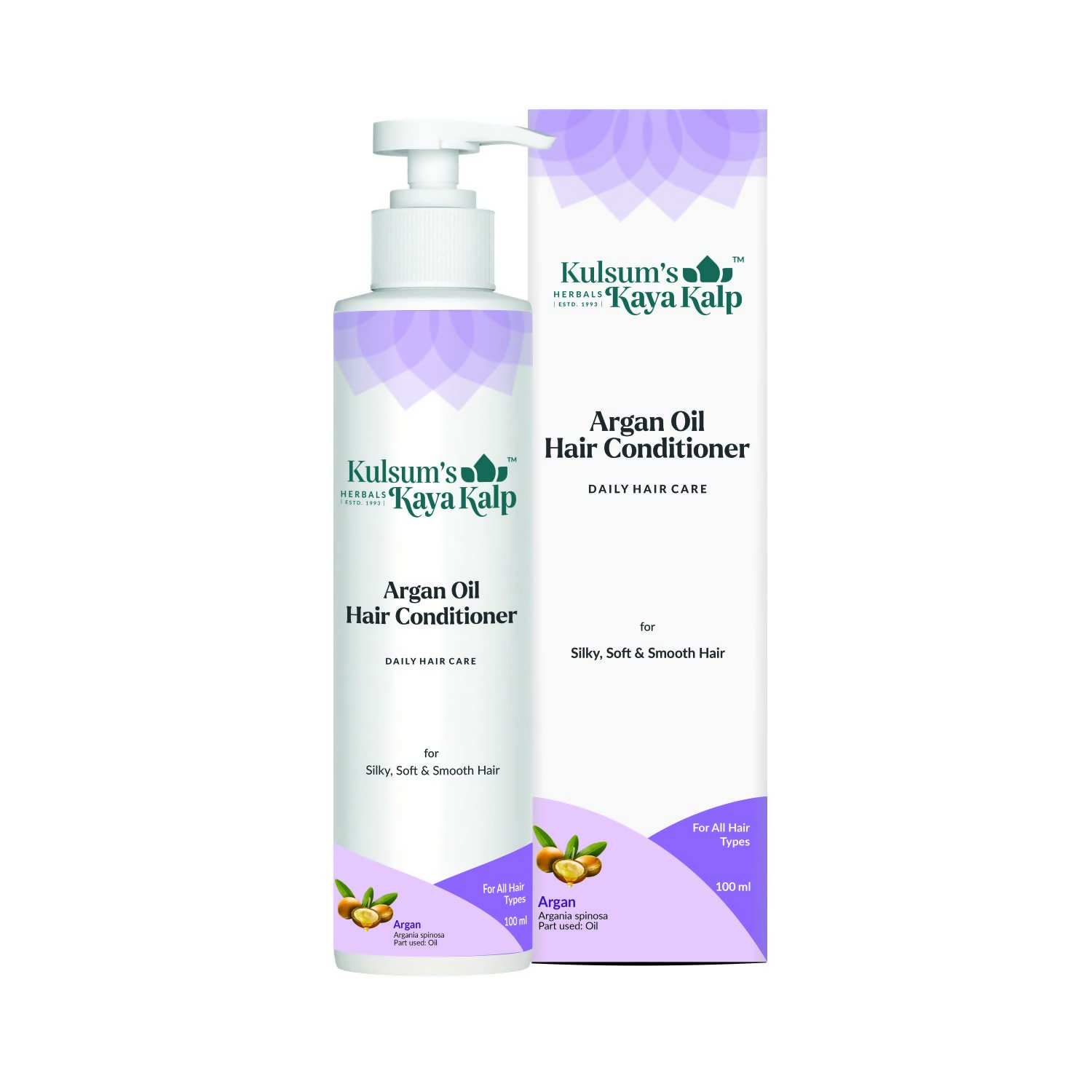 Kulsum's Kaya Kalp Argan Oil Hair Conditioner For Silky, Soft & Smooth Hair