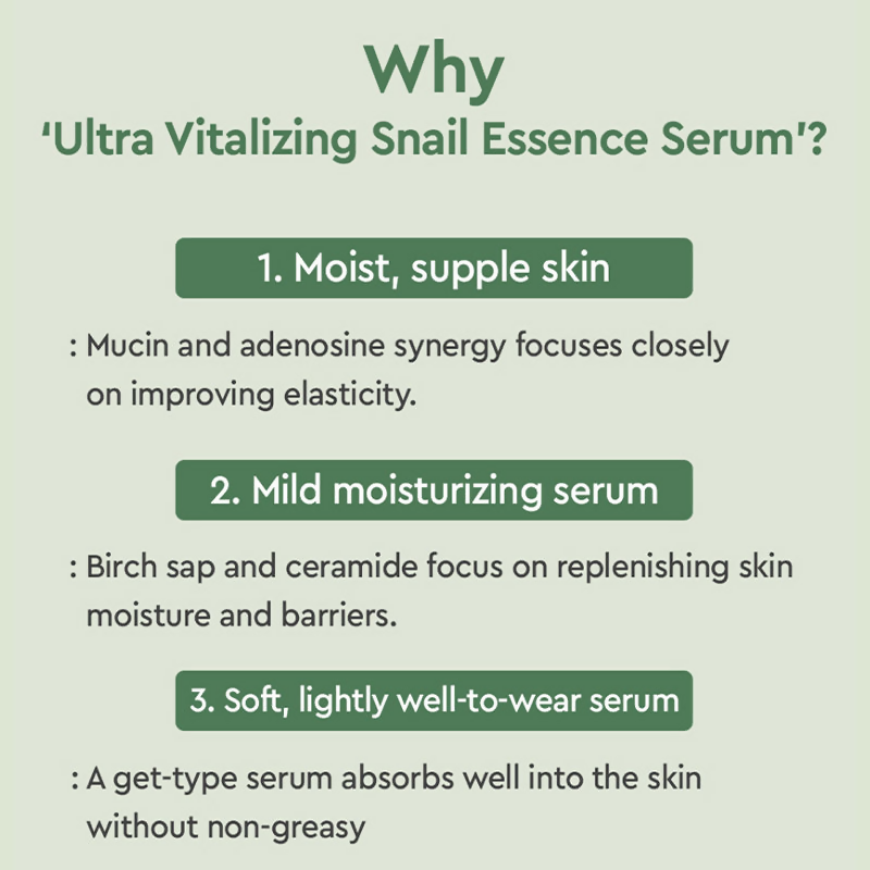 Dewytree Ultra Vitalizing Korean Snail Serum