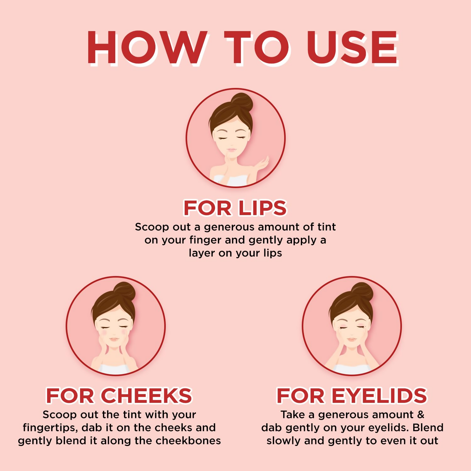 Enn Beauty Pout Lip, Cheek Tint With SPF 10 With Jojoba & Avocado Oil - Retro Red