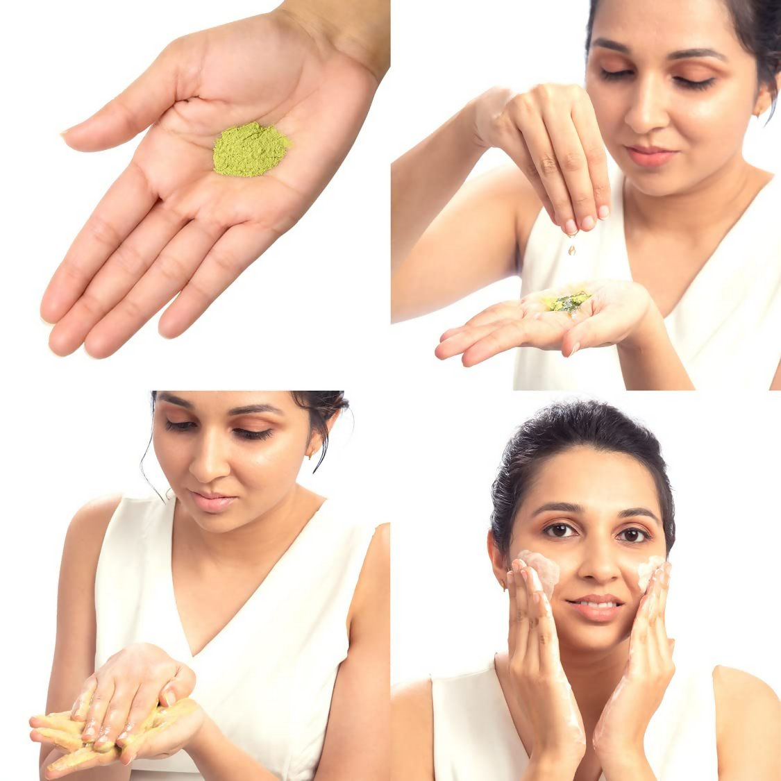 Brillare 100% Natural Neem Powder Facewash For Acne & Pimples Rich with Bergamot