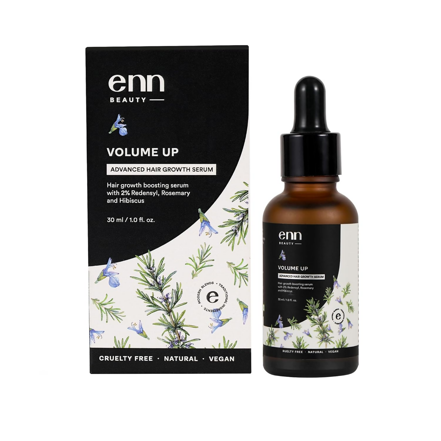 Enn Volume Up Advanced Hair Growth Serum Enriched With Redensyl & Hibiscus