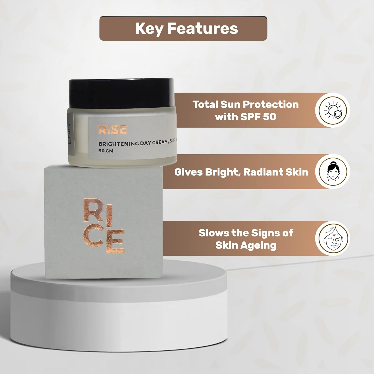 Enn Rise Brightening Day Cream With SPF 50