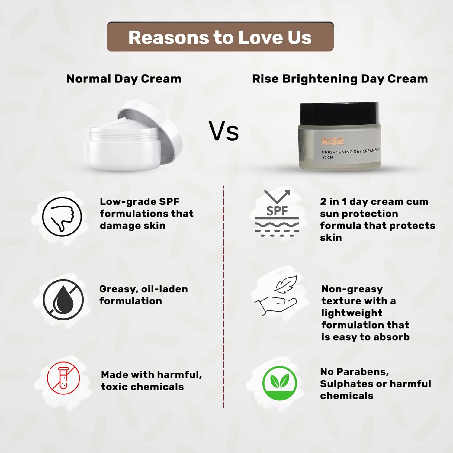 Enn Rise Brightening Day Cream With SPF 50