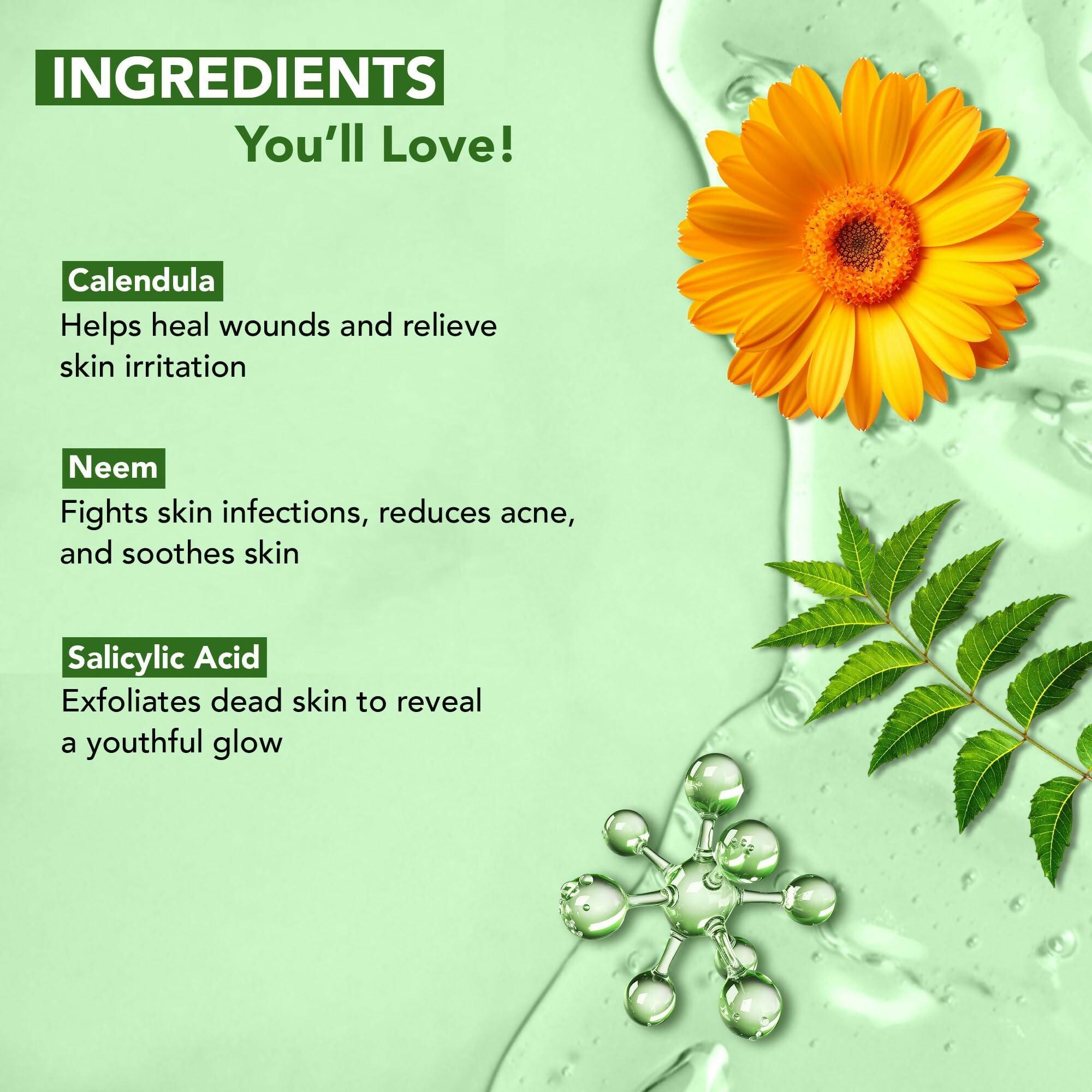 Botanic Hearth Calendula, Neem & Salicylic Acid Body Wash