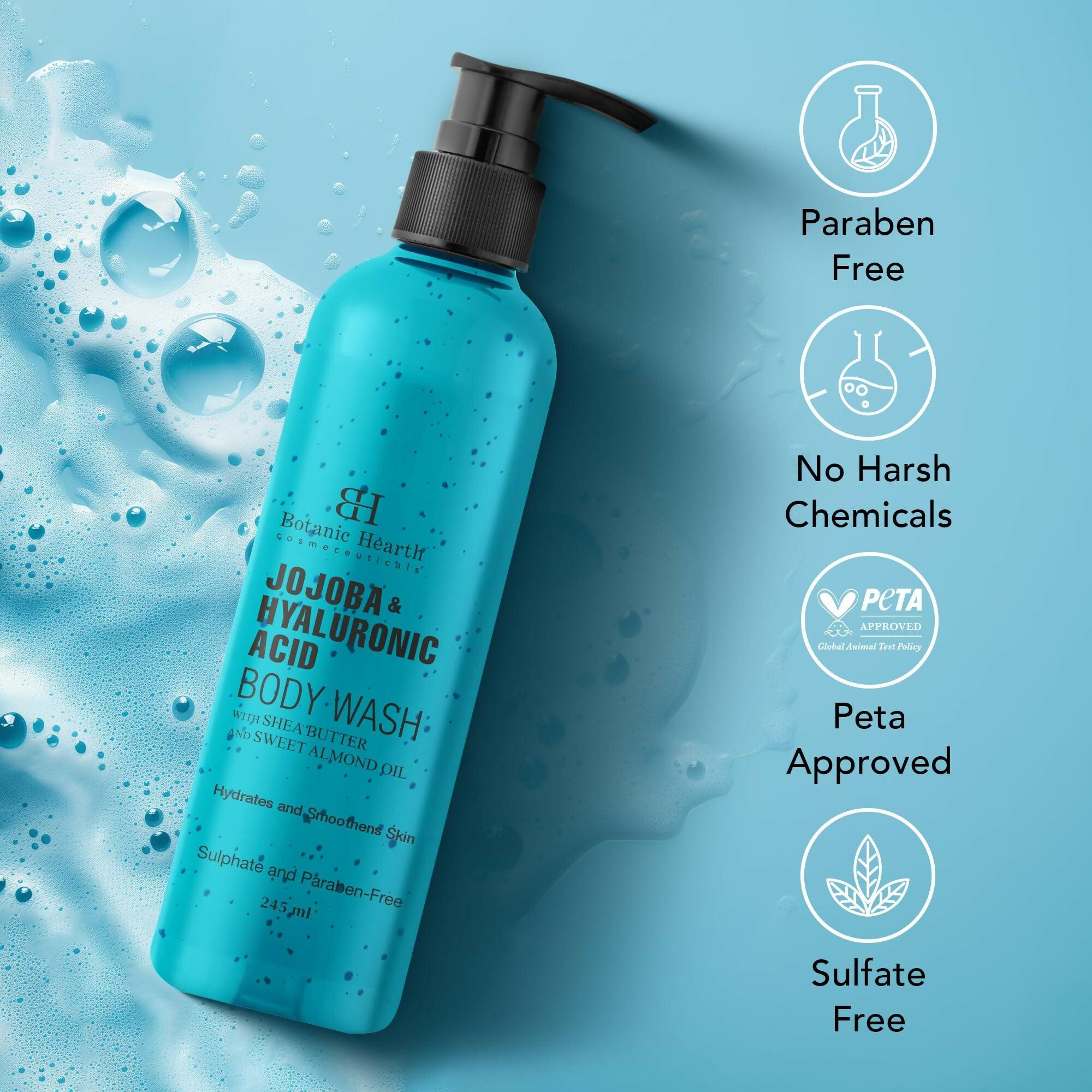 Botanic Hearth Jojoba & Hyaluronic Acid Body Wash with Sea Butter & Sweet Almond Oil