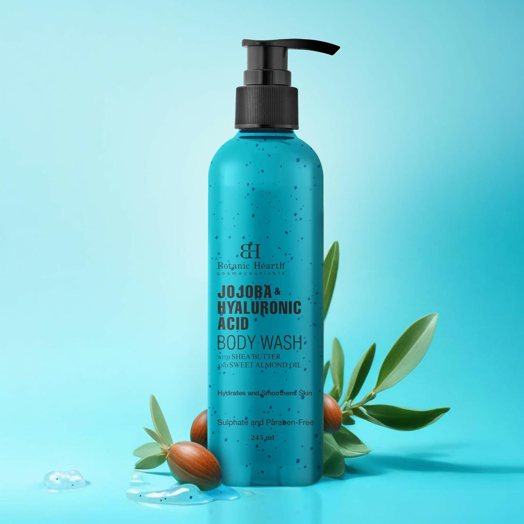 Botanic Hearth Jojoba & Hyaluronic Acid Body Wash with Sea Butter & Sweet Almond Oil