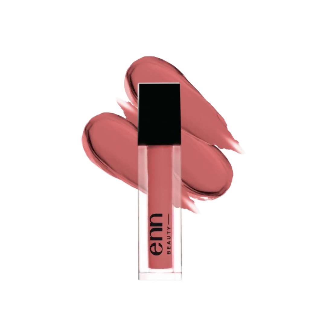 Enn Semi Matte Red Liquid Lipstick - Dusty Mauve