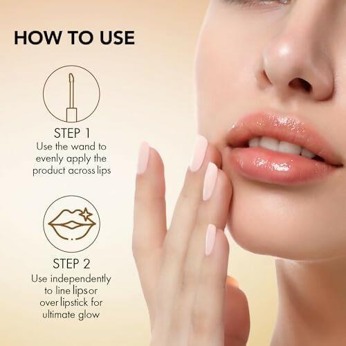 Botanic Hearth Lip Glow Oil with Vanilla Flavor For Dry Lips