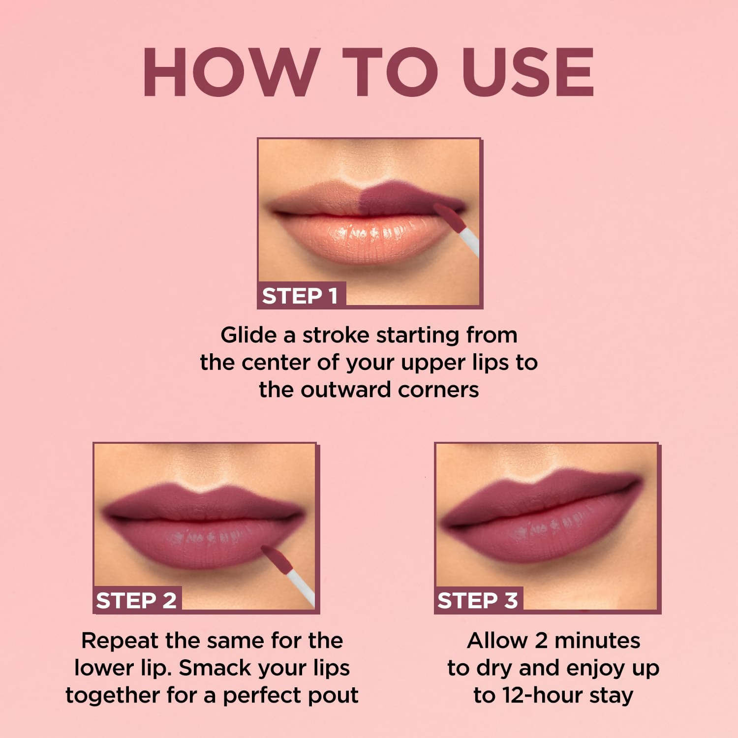 Enn Semi Matte Red Liquid Lipstick - Berry Vodka