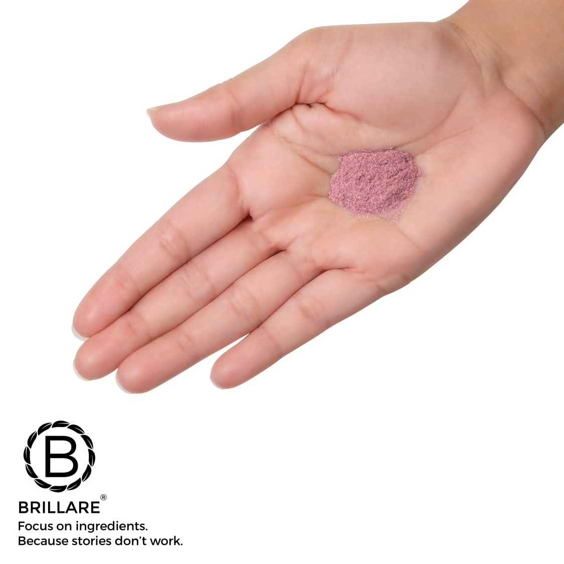 Brillare 100% Natural Rose Powder Face Wash With Anti Ageing Skin Sandalwood & Coconut