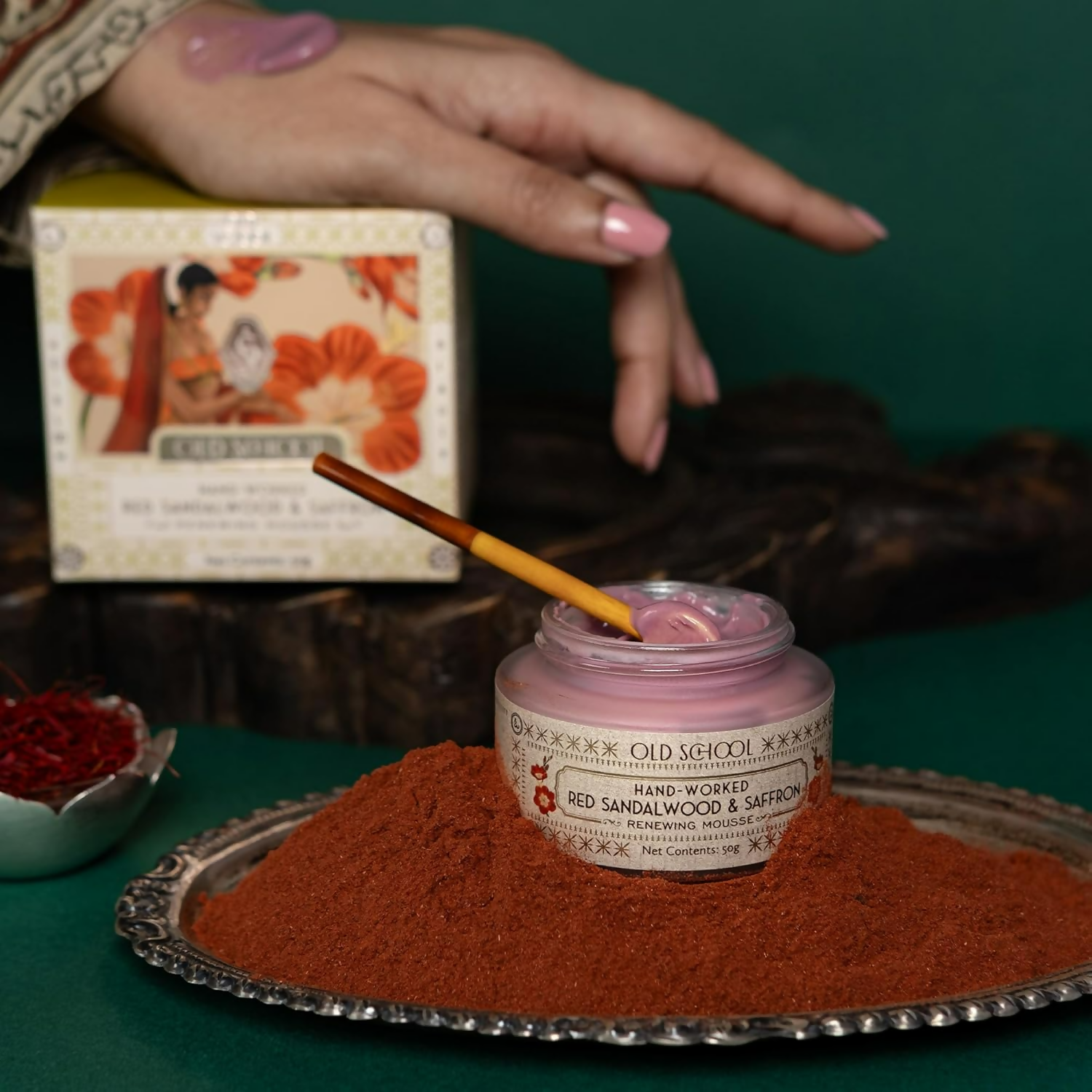 Old School Rituals Red Sandalwood & Saffron Age-Defying Face Moisturiser
