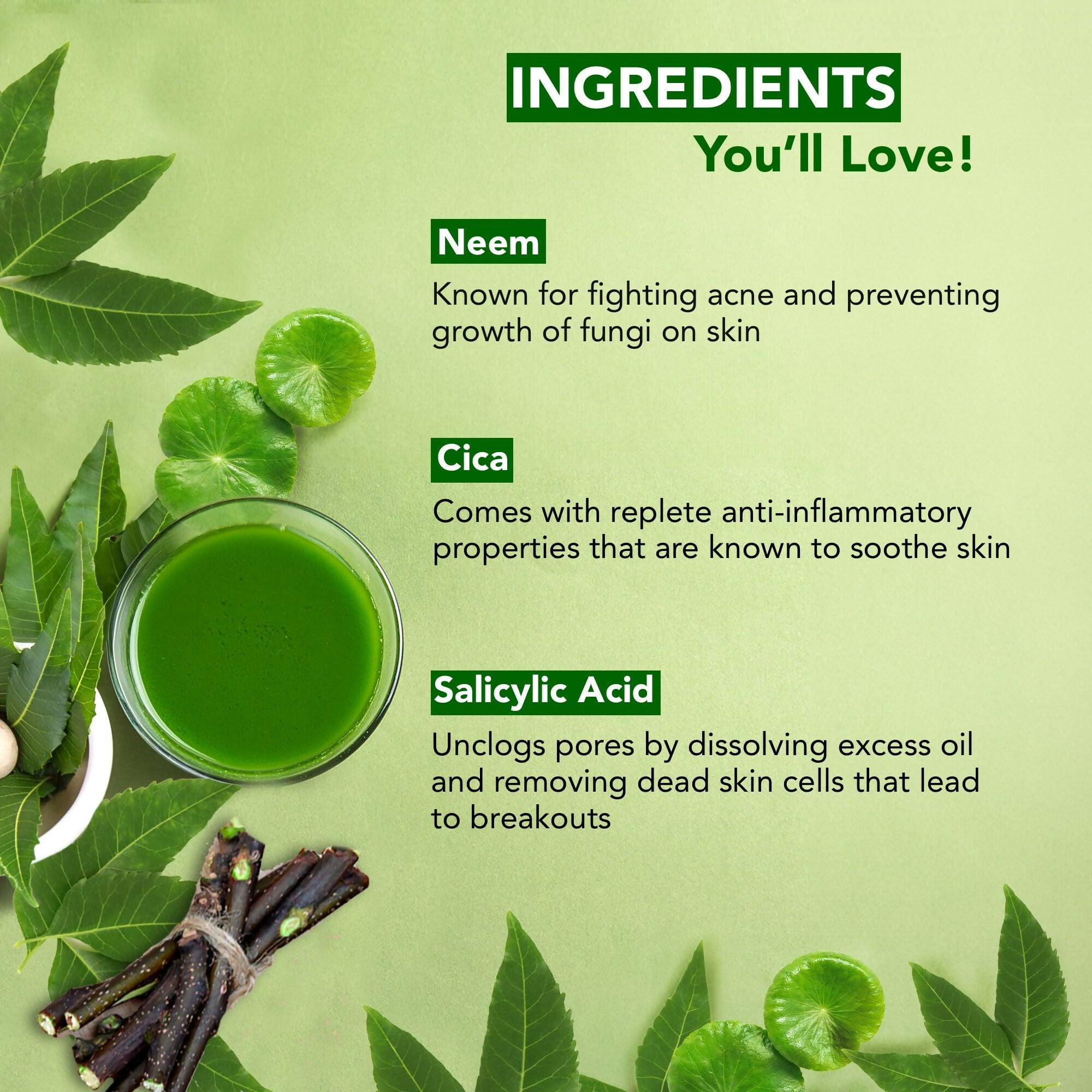 Botanic Hearth Neem, Cica & Salicylic Acid Cleanser Face Wash