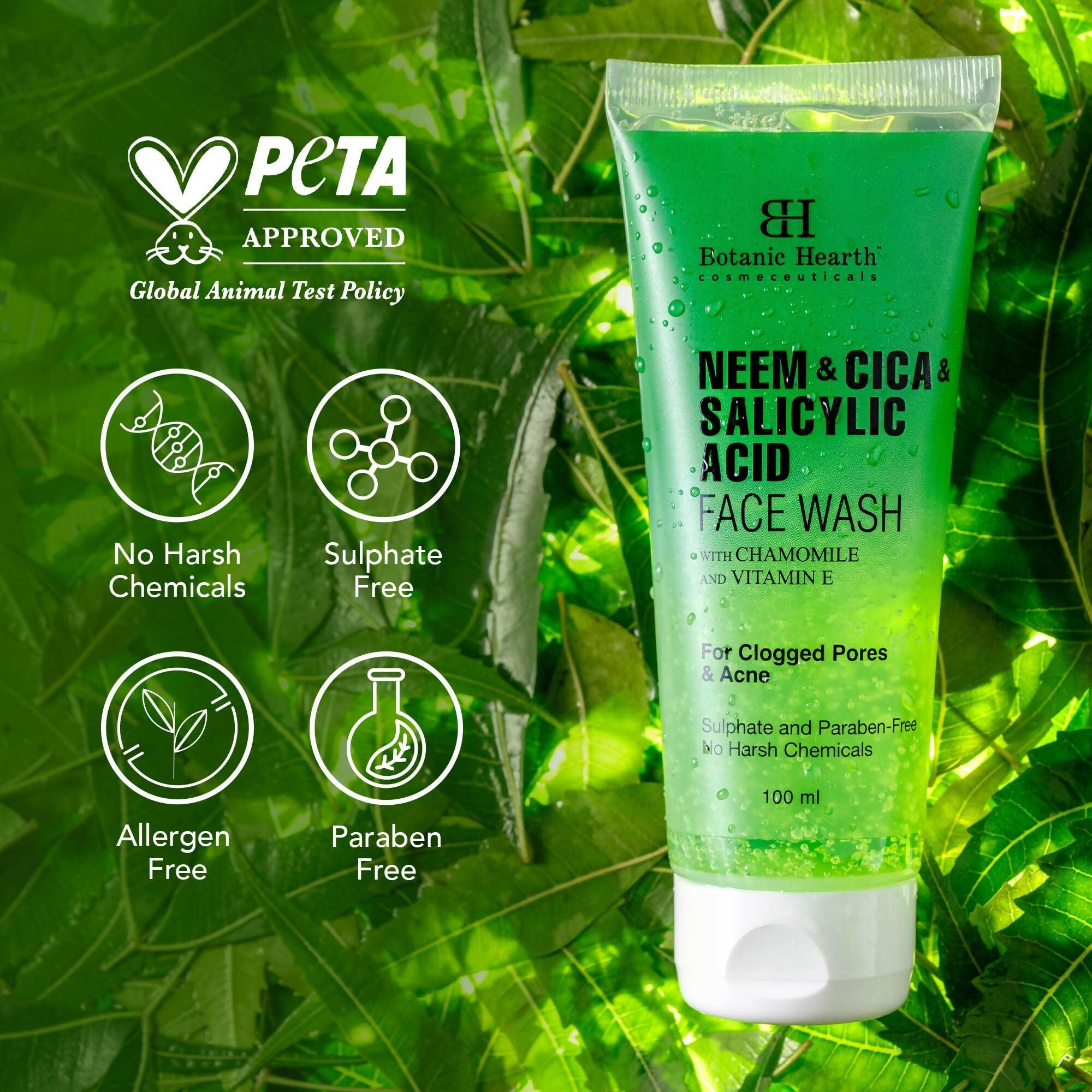 Botanic Hearth Neem, Cica & Salicylic Acid Cleanser Face Wash