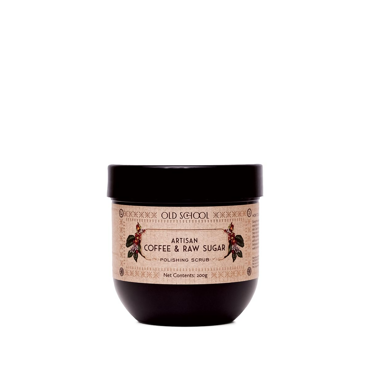 Old School Rituals Artisan Coffee & Raw Sugar Polishing Scrub