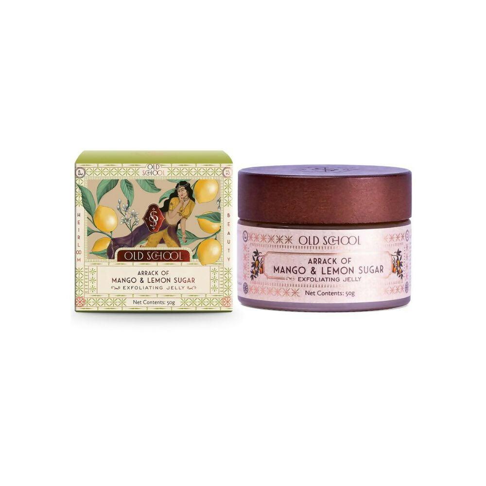 Old School Rituals Mango & Lemon Sugar Exfoliating Jelly Natural Glow & Hydration Face Scrub