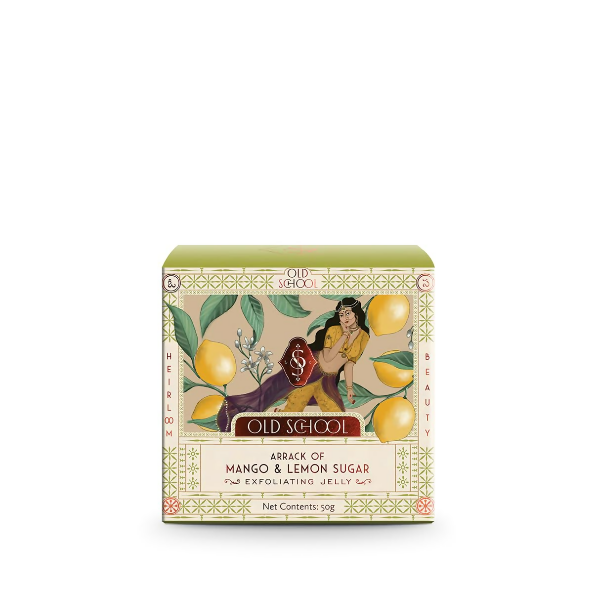 Old School Rituals Mango & Lemon Sugar Exfoliating Jelly Natural Glow & Hydration Face Scrub